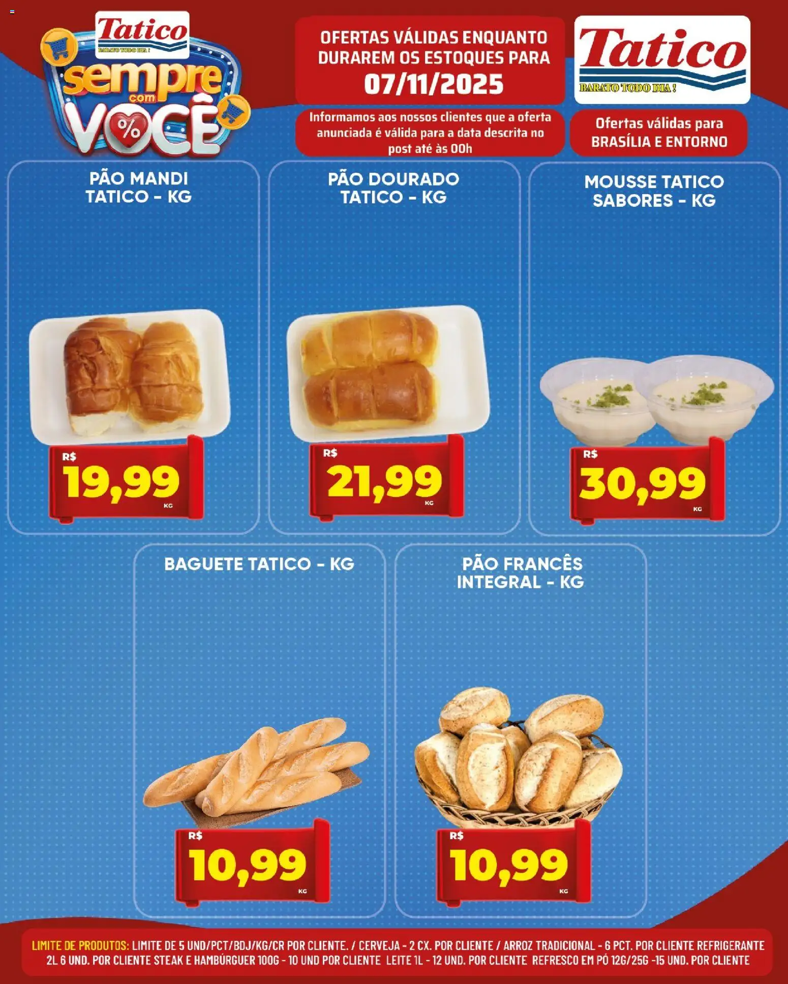 Tatico Folheto - válido de 07.11.2025 | Página: 11 | Produtos: Mousse, Refresco, Pão, Refrigerante