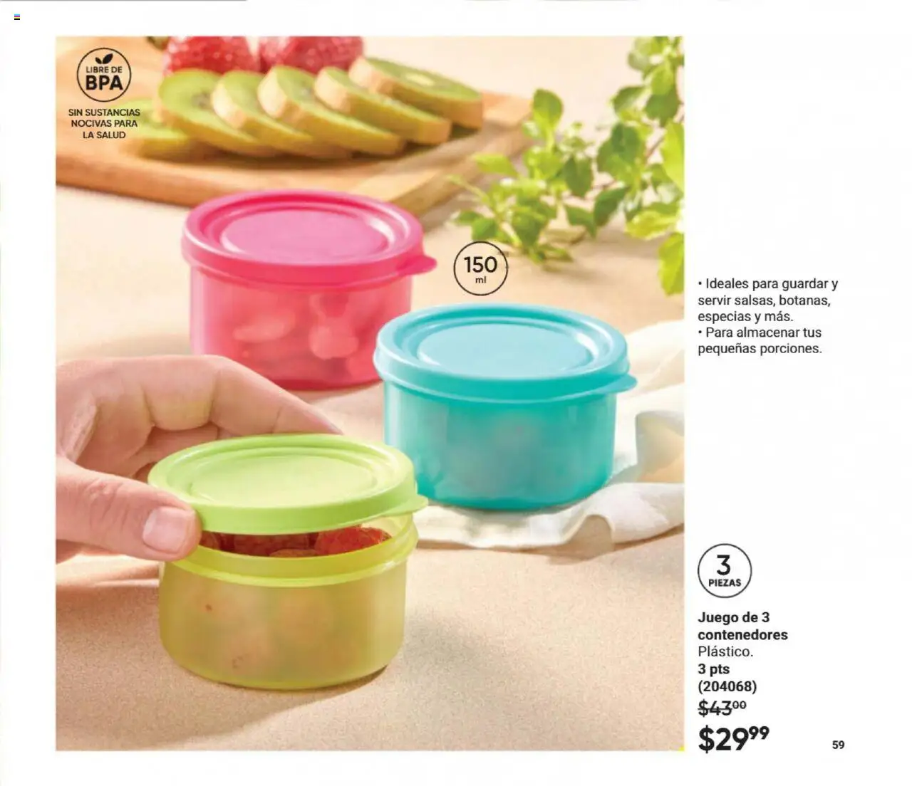 Nuevas ofertas de AVON válidas en toda la República Mexicana desde el 13.09.2025. ¡Encuentra las mejores ofertas en AVON - Casa & Estilo 14 2025! | Página: 59 | Productos: Juego