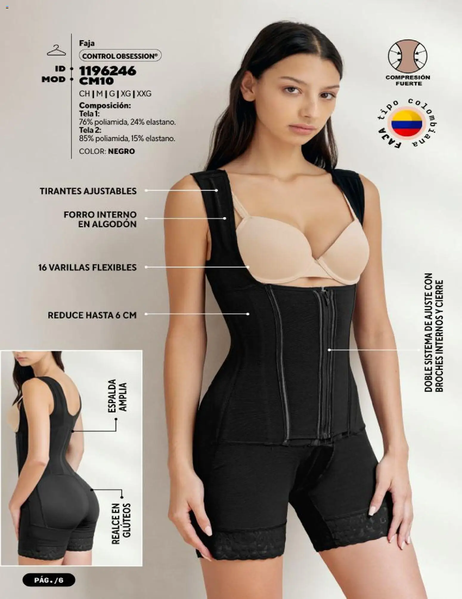 Nuevas ofertas de Price Shoes válidas en toda la República Mexicana desde el 12.11.2025. ¡Encuentra las mejores ofertas en Price Shoes catálogo Fajas Aco otoño/invierno! | Página: 5 | Productos: Algodón, Tirantes, Faja