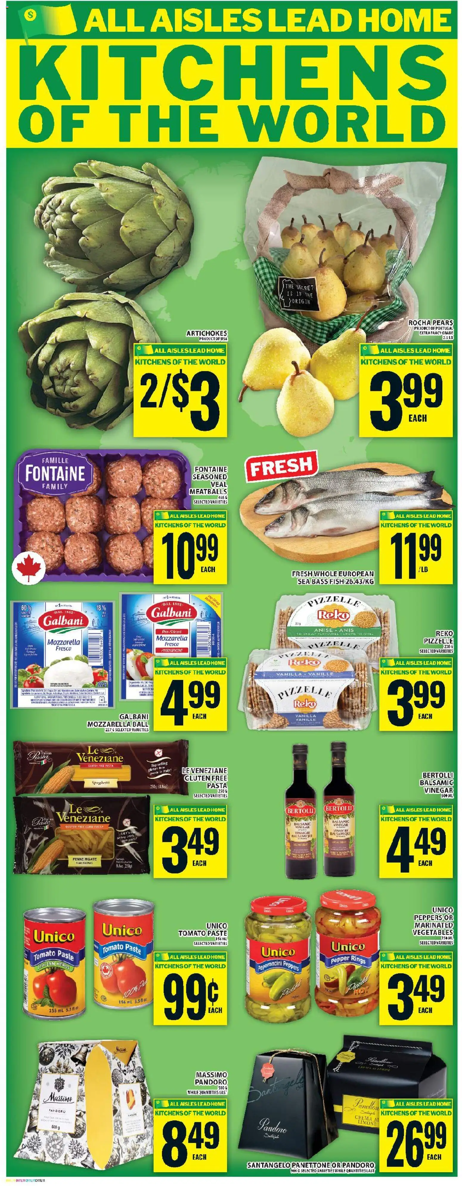 Food Basics flyer valid from 06.11.2025 | Page: 12 | Products: Fish, Pasta