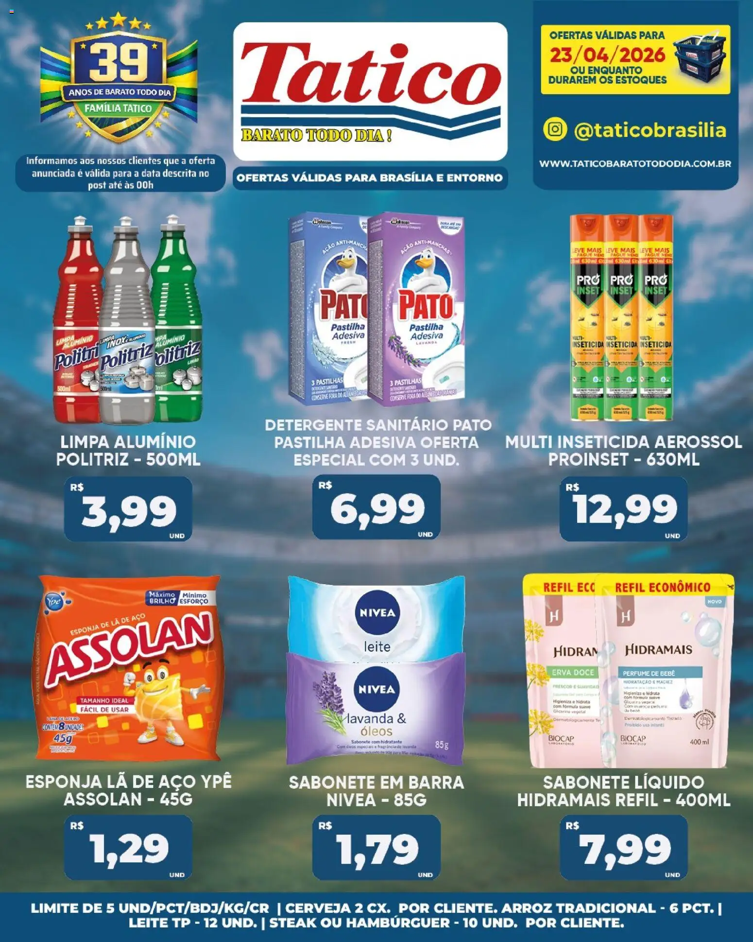 Tatico Folheto - válido de 24.04.2026 | Página: 48 | Produtos: Perfume, Limpa alumínio, Arroz, Inseticida