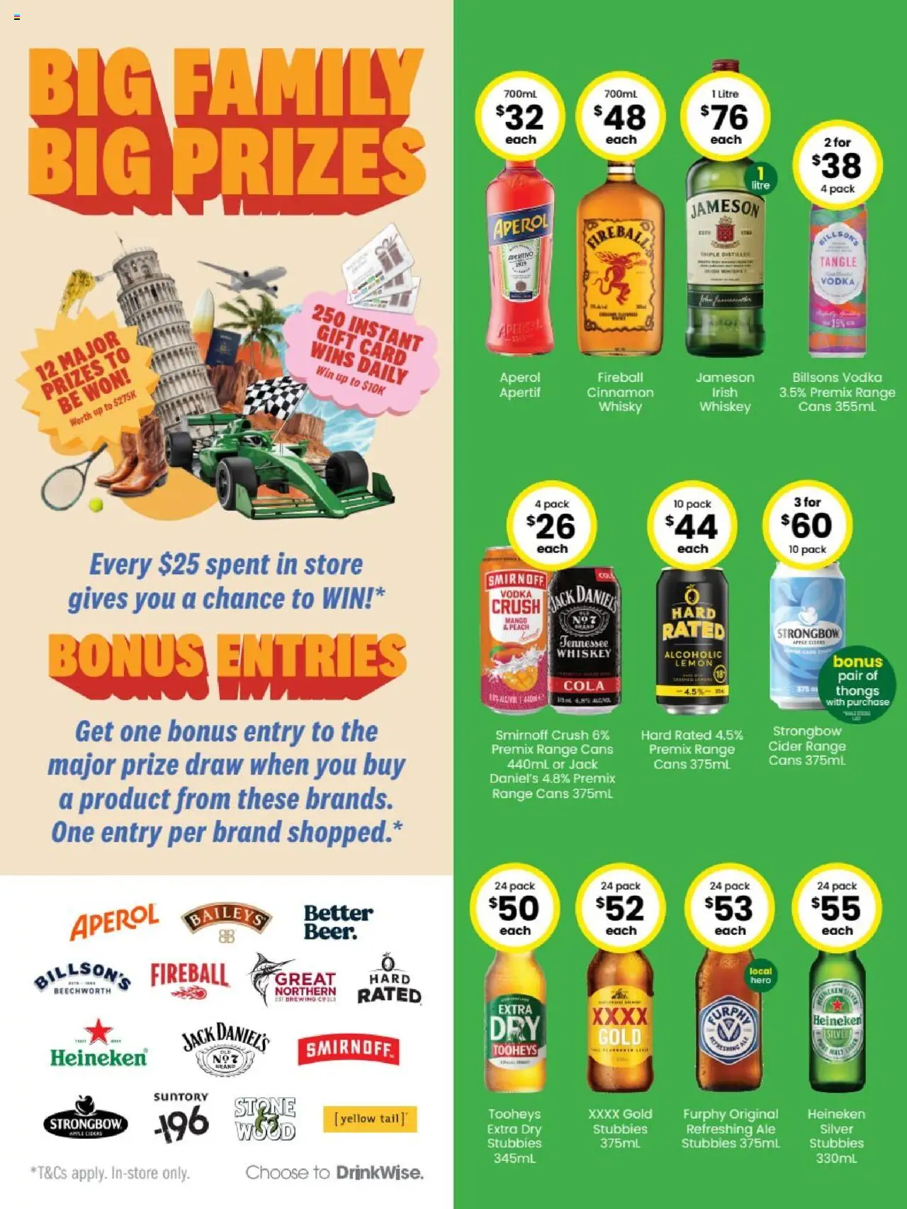 The Bottle-O catalogue - valid from 13.10.2025 | Page: 2 | Products: Whiskey, Lemon, Mango, Thongs