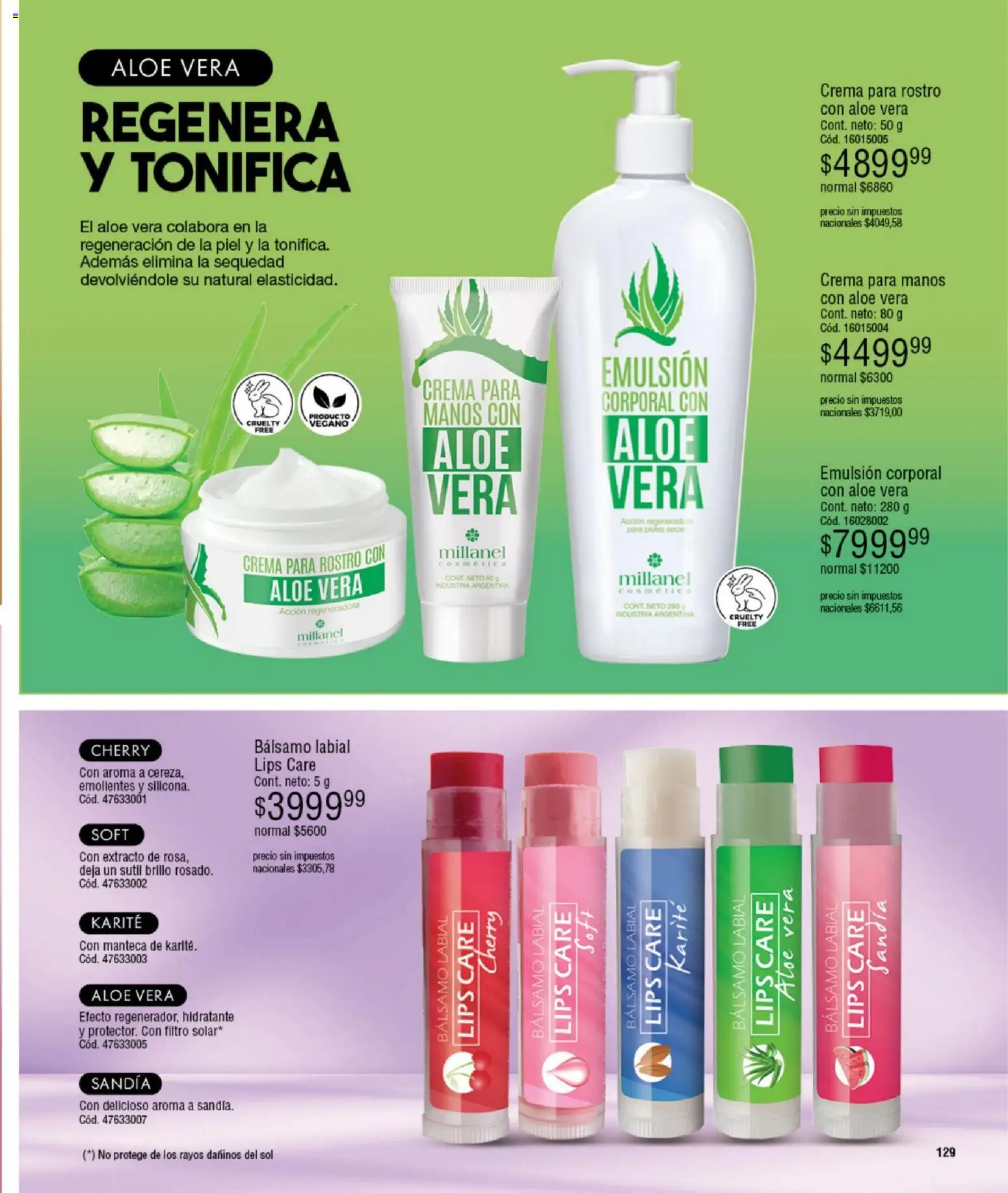 Millanel - Catálogo │ válido desde el 08.12.2025 | Página: 153 | Productos: Sandía, Emulsión, Manteca, Crema