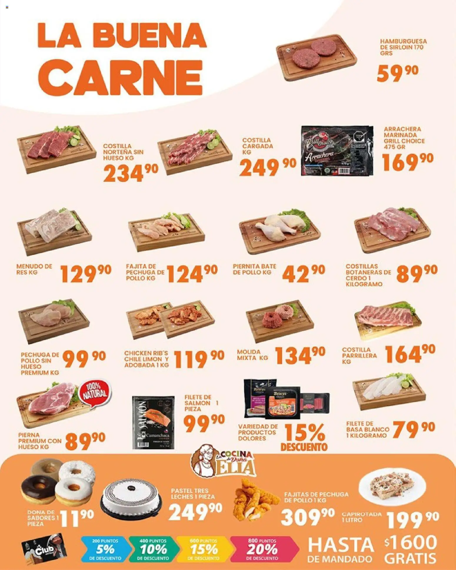 Nuevas ofertas de Alsuper válidas en toda la República Mexicana desde el 20.03.2026. ¡Encuentra las mejores ofertas en Alsuper folleto Calera! | Página: 2 | Productos: Pollo, Pastel, Cerdo, Cocina