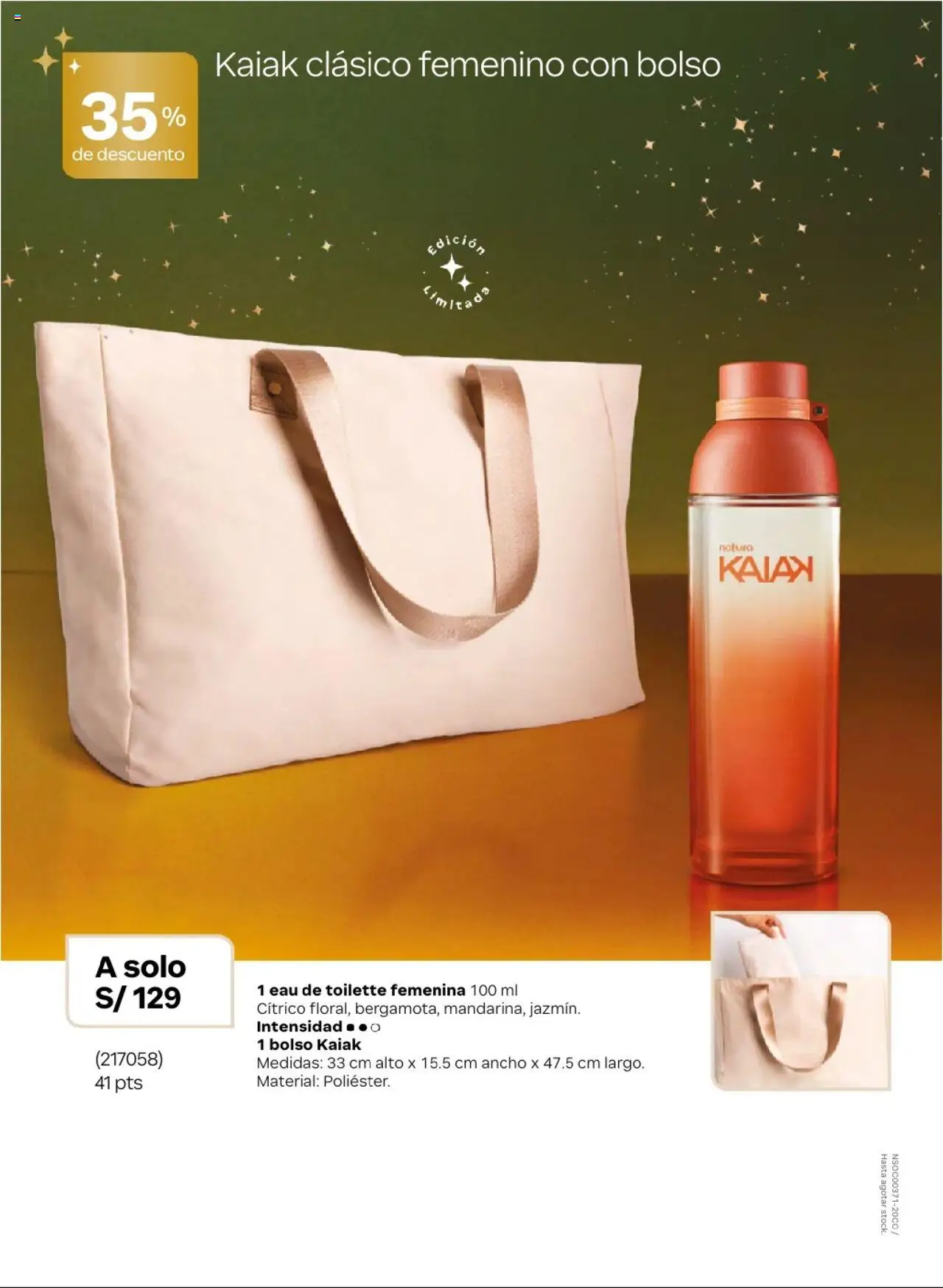 Catálogo Natura válido desde 03.10.2025 | Página: 15 | Productos: Bolso, EAU de Toilette