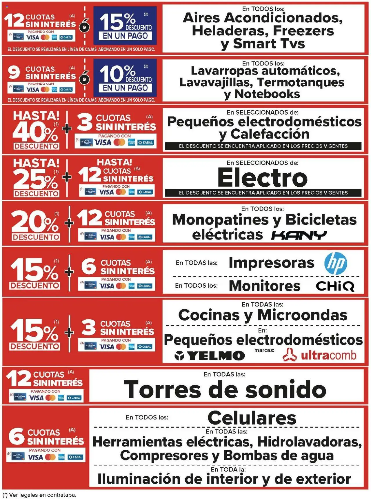 Carrefour ofertas │ válido desde el 24.06.2025 | Página: 23 | Productos: Agua, Lavarropas, Microondas