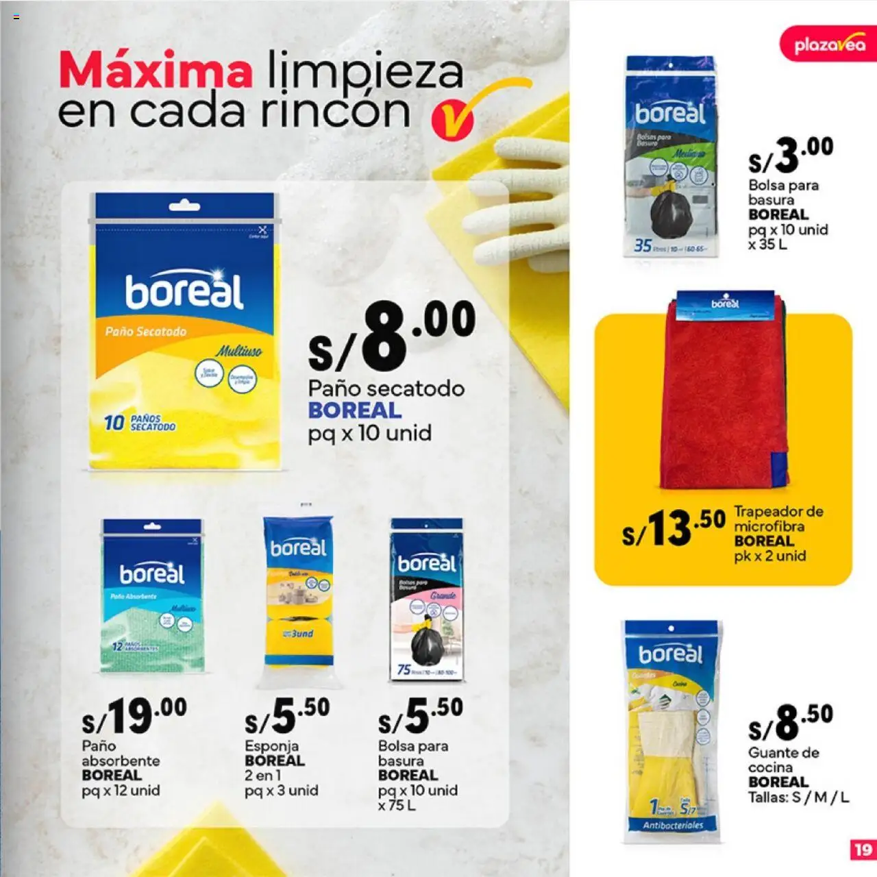 Catálogo Plaza Vea válido desde 20.10.2025 | Página: 19 | Productos: Esponja, Bolsa, Cocina