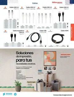 Vista previa de Office Depot catálogo 2026, nuevo folleto de la tienda, válido en México a partir del 12.01.2026 | Página: 175 | Productos: Radio, Cable USB, Cable, Cable HDMI