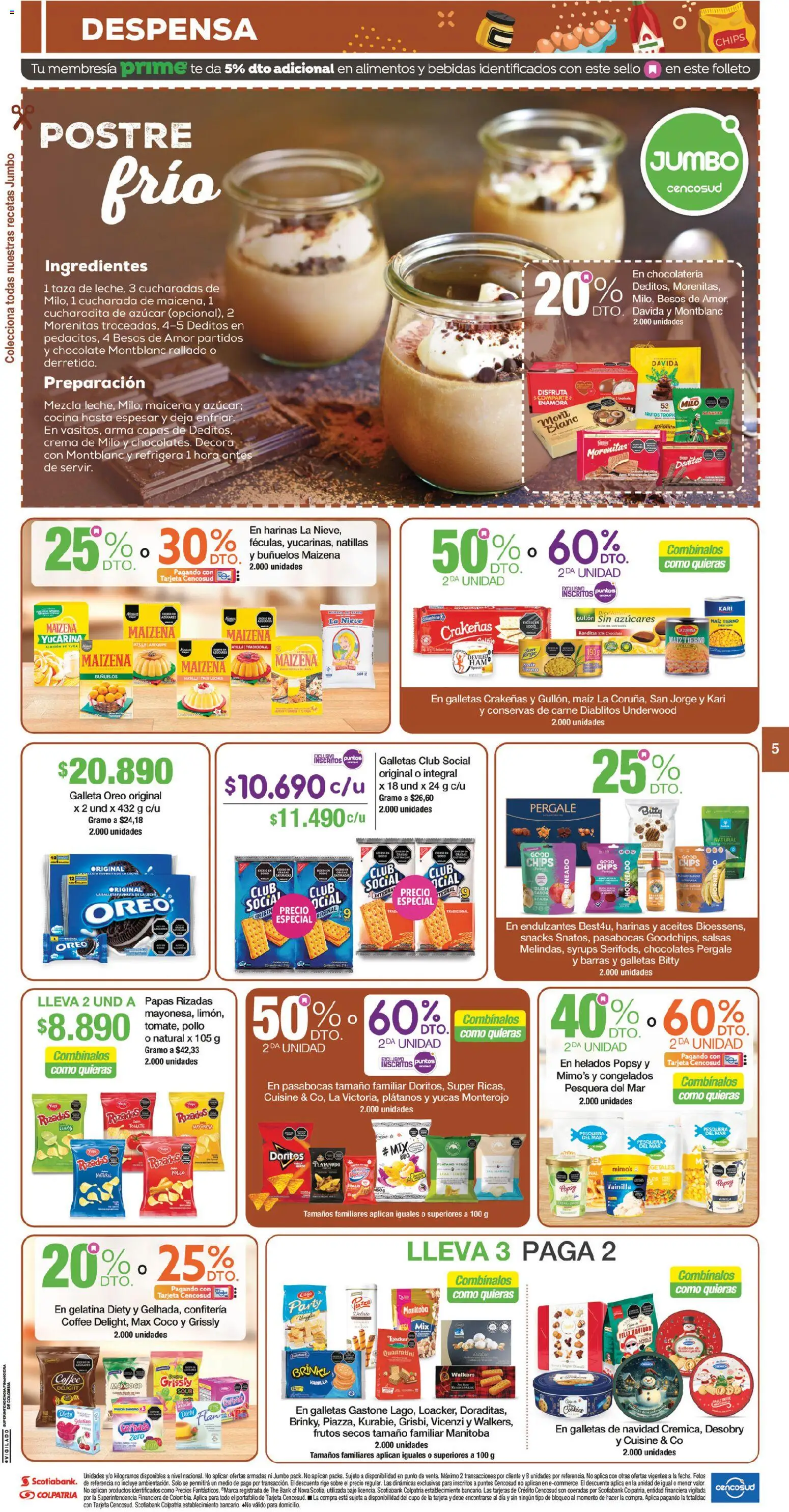 Jumbo revista - valida desde el 14.11.2025 | Página: 5 | Productos: Galletas, Sobre, Maiz, Chocolates