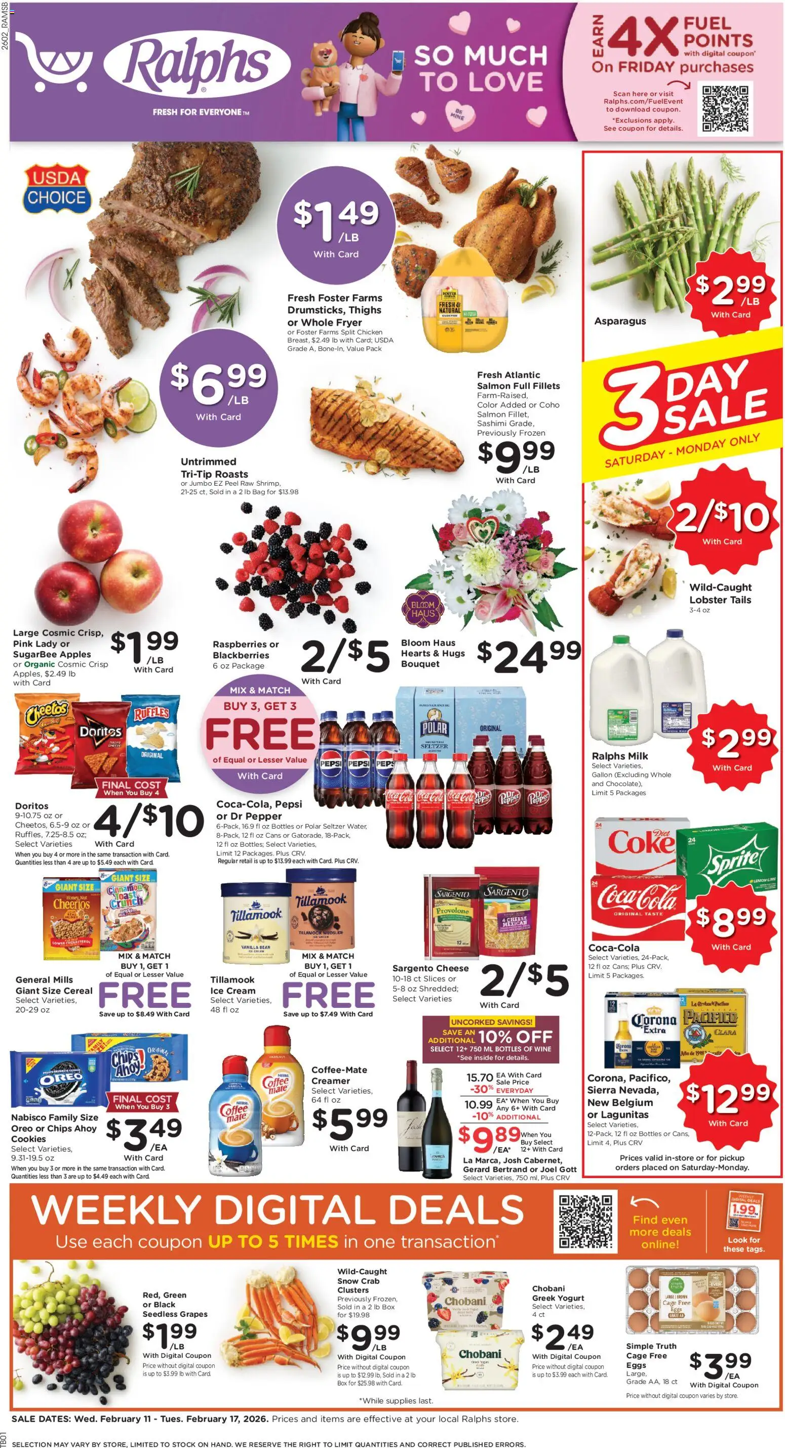 Ralphs Weekly Ad - CA - valid from 11.02.2026 | Page: 1