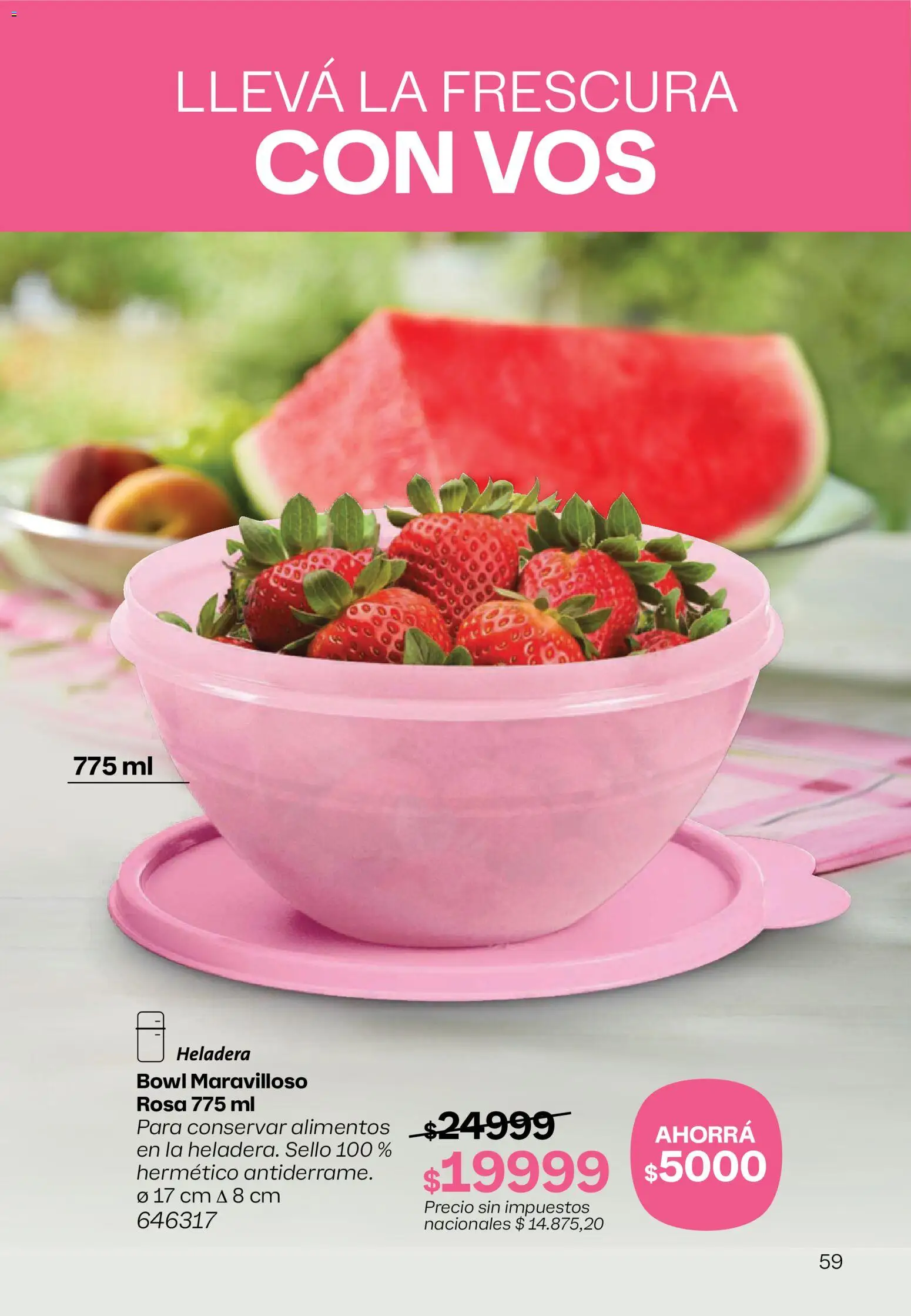 Tupperware Black Friday │ válido desde el 27.11.2025 | Página: 60 | Productos: Bowl, Heladera