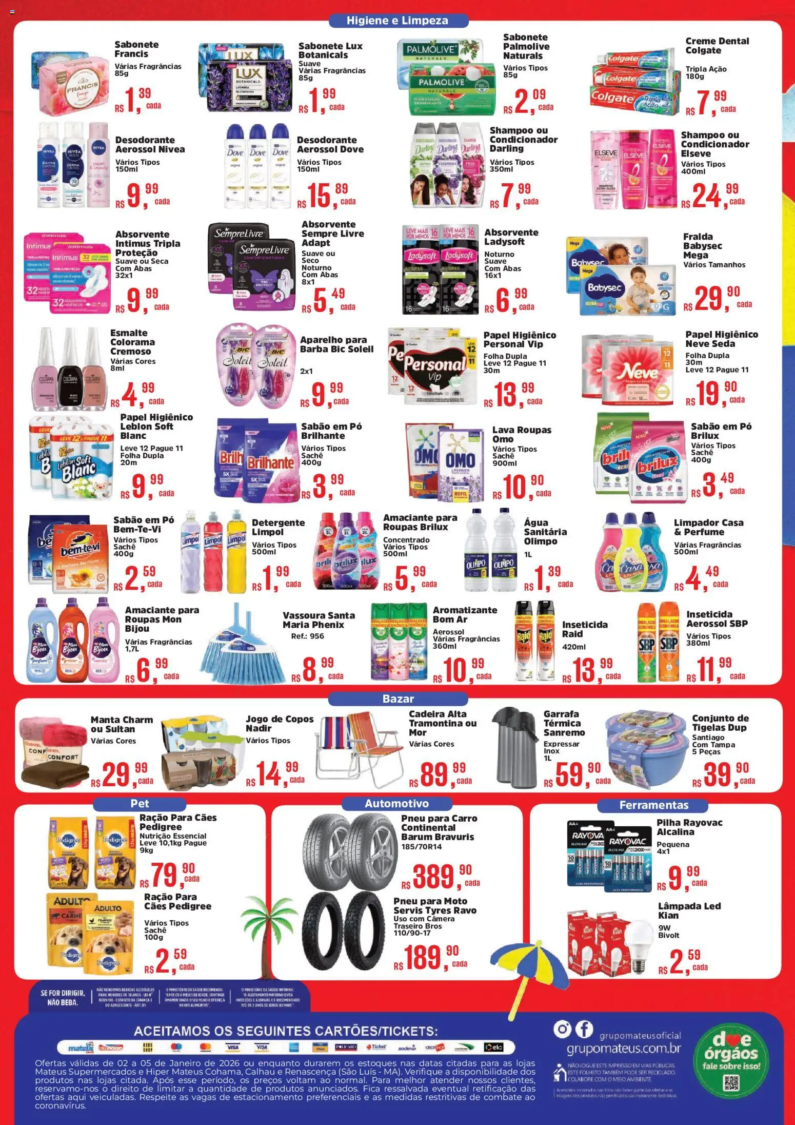 Mateus Folheto - válido de 02.01.2026 | Página: 4 | Produtos: Pó, Creme, Dove, Creme dental