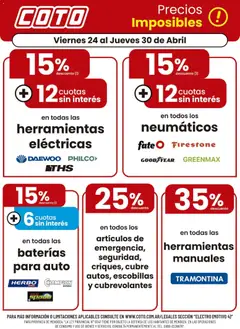 Vista previa Coto - Electro Motivo válido desde el 24.04.2026