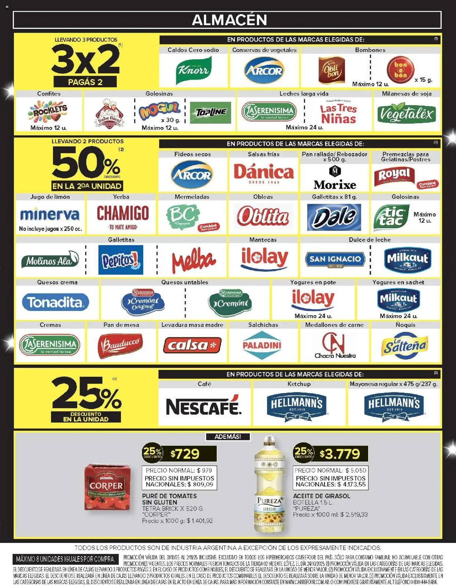 Carrefour - Black Friday │ válido desde el 31.10.2025 | Página: 4 | Productos: Bombones, Mayonesa, Café, Ñoquis