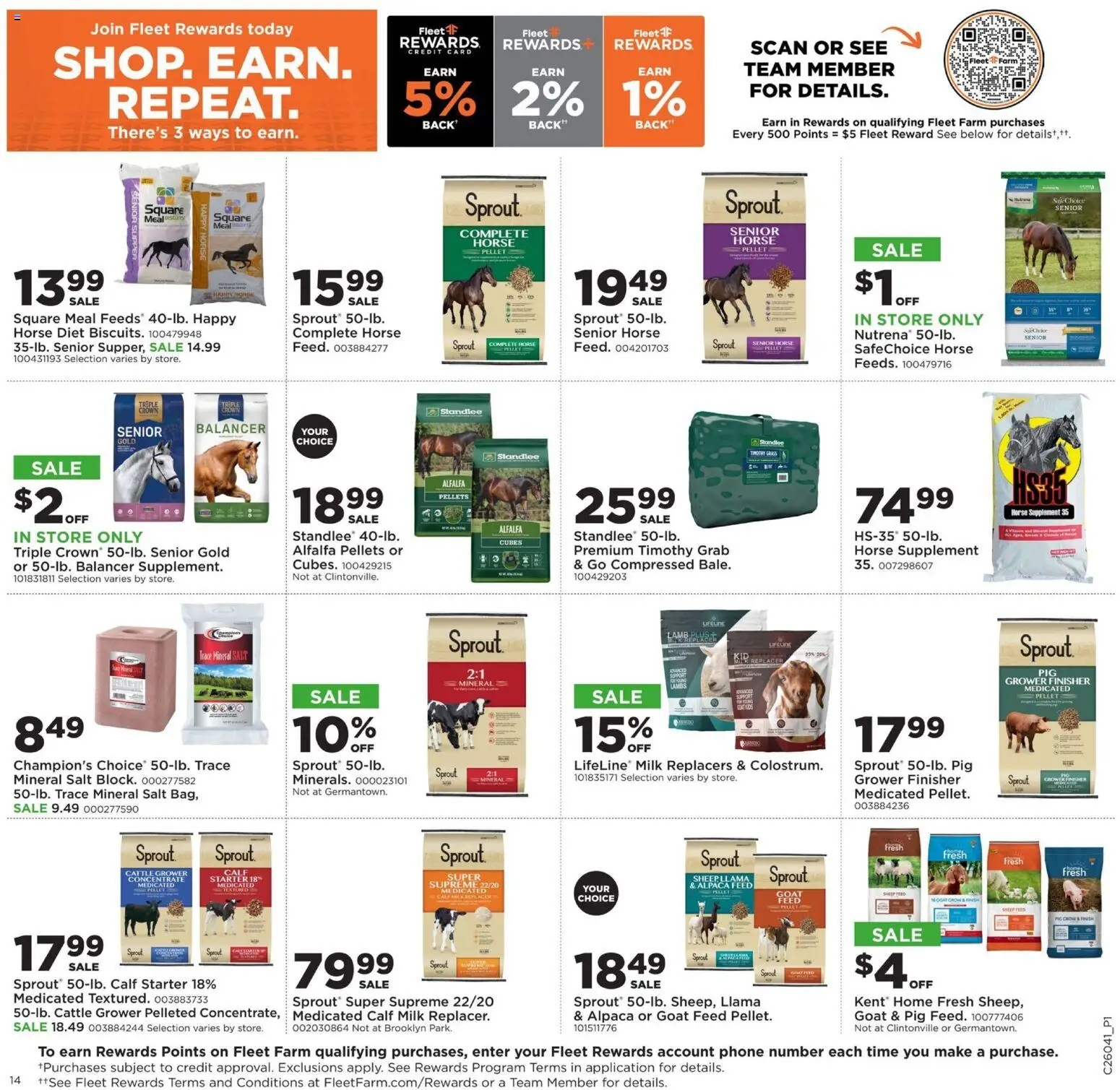 Mills Fleet Farm Weekly Ad - valid from 19.01.2026 | Page: 16 | Products: Milk, Salt, Starter, Phone
