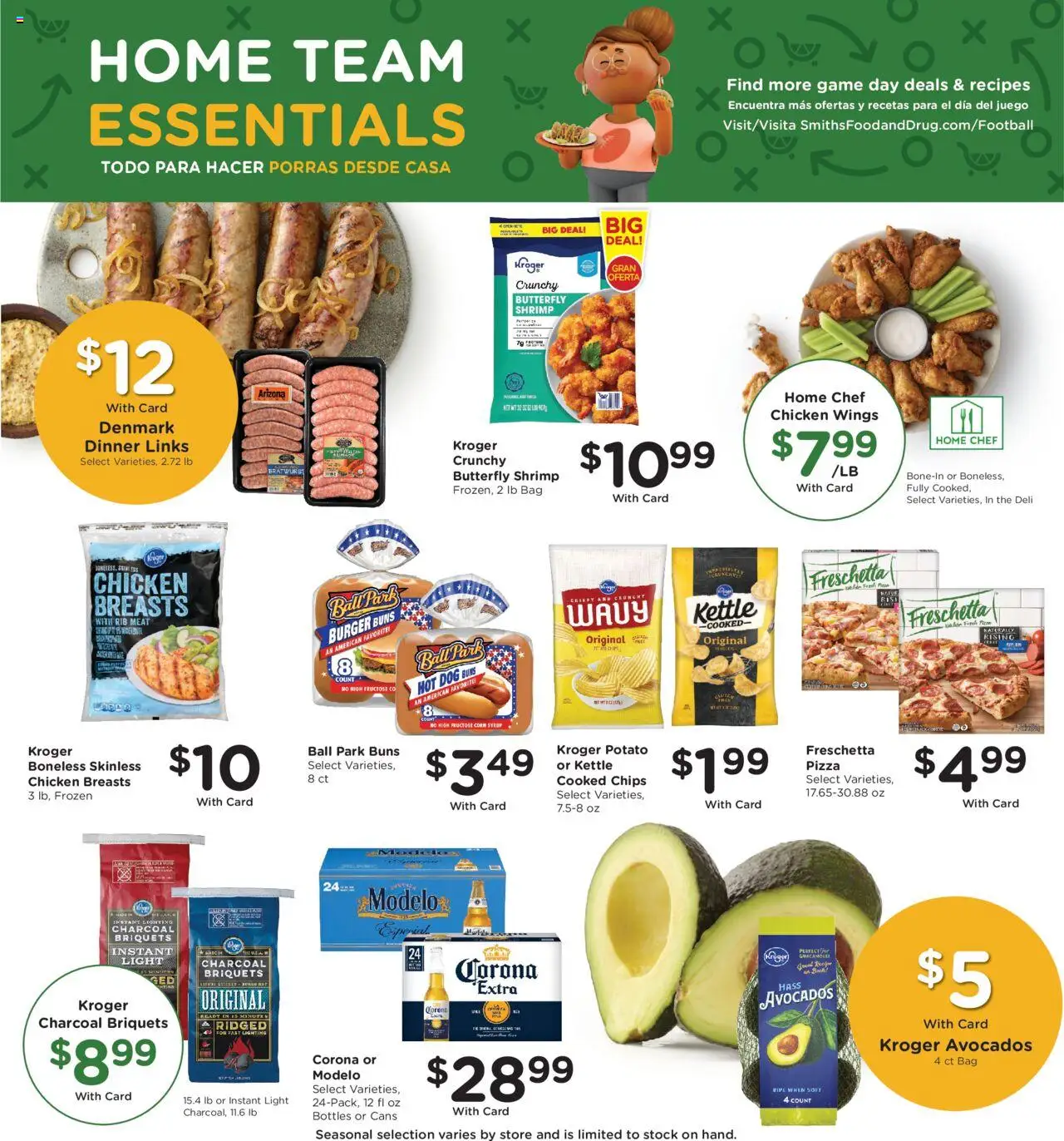 Smith's Weekly Ad - valid from 15.10.2025 | Page: 5 | Products: Pizza, Chips, Game, Bag