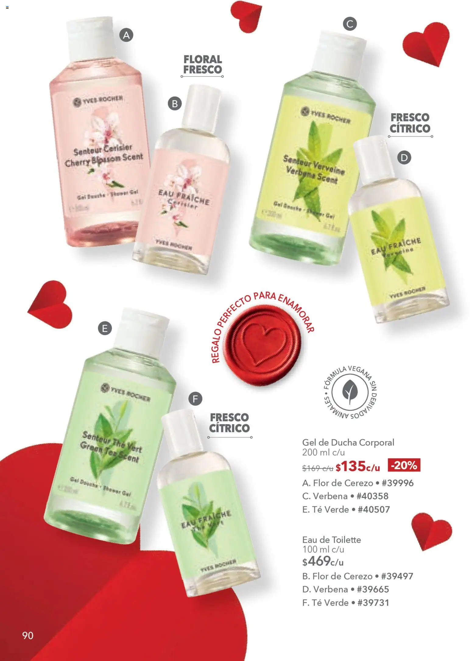 Nuevas ofertas de Yves Rocher válidas en toda la República Mexicana desde el 20.01.2026. ¡Encuentra las mejores ofertas en Yves Rocher campaña 2 2026! | Página: 95 | Productos: Té, Eau de toilette, Gel de ducha