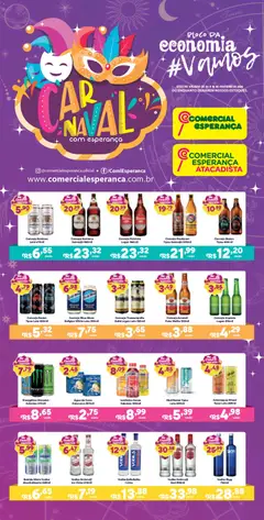 Comercial Esperança - Ofertas Carnaval - Pré-Visualização do folheto da loja Comercial Esperança, válido de 06.02.2026