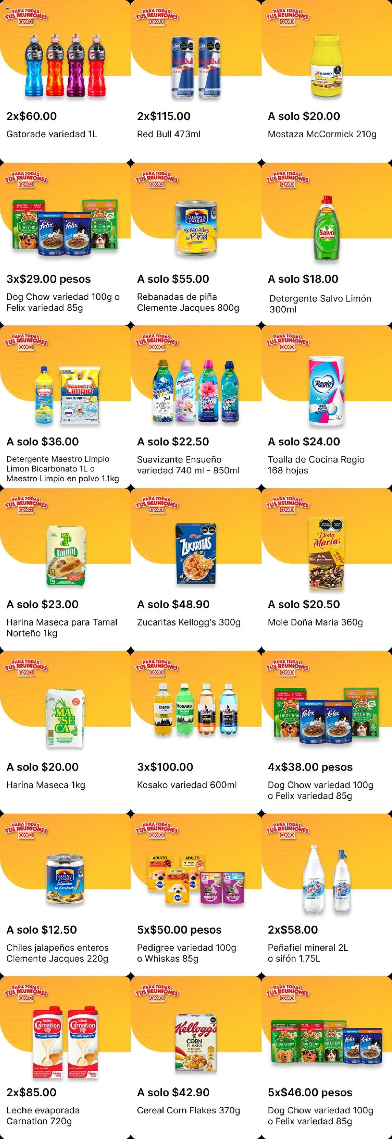 Nuevas ofertas de OXXO válidas en toda la República Mexicana desde el 16.10.2025. ¡Encuentra las mejores ofertas en OXXO - Folleto! | Página: 4 | Productos: Harina, Leche, Suavizante, Polvo