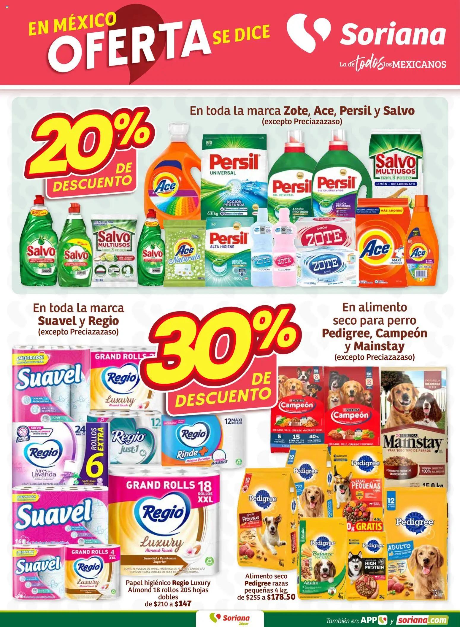 Nuevas ofertas de Soriana válidas en toda la República Mexicana desde el 05.03.2026. ¡Encuentra las mejores ofertas en Soriana Fin de Semana Súper: Juárez! | Página: 4 | Productos: Cereales, Papel higiénico, Jabón