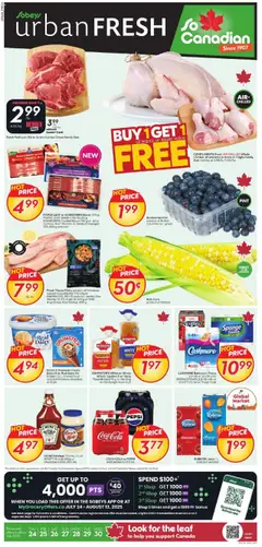 Preview of Sobeys - Weekly Flyer - Urban Fresh from shop Sobeys valid from 24.07.2025