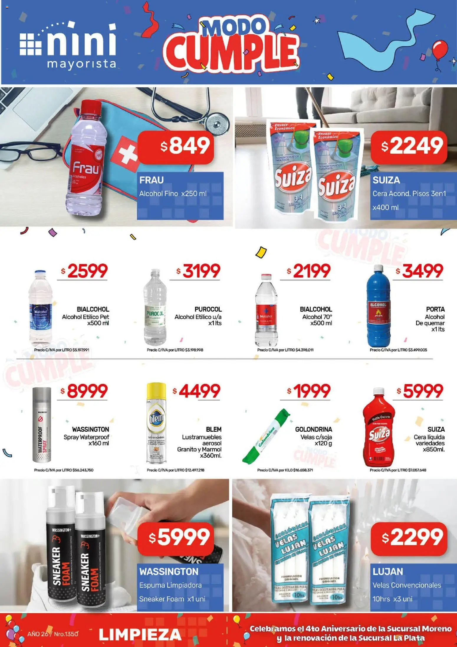 NINI Mayorista - Ofertas │ válido desde el 09.03.2026 | Página: 13 | Productos: Lustramuebles, Espuma, Cera