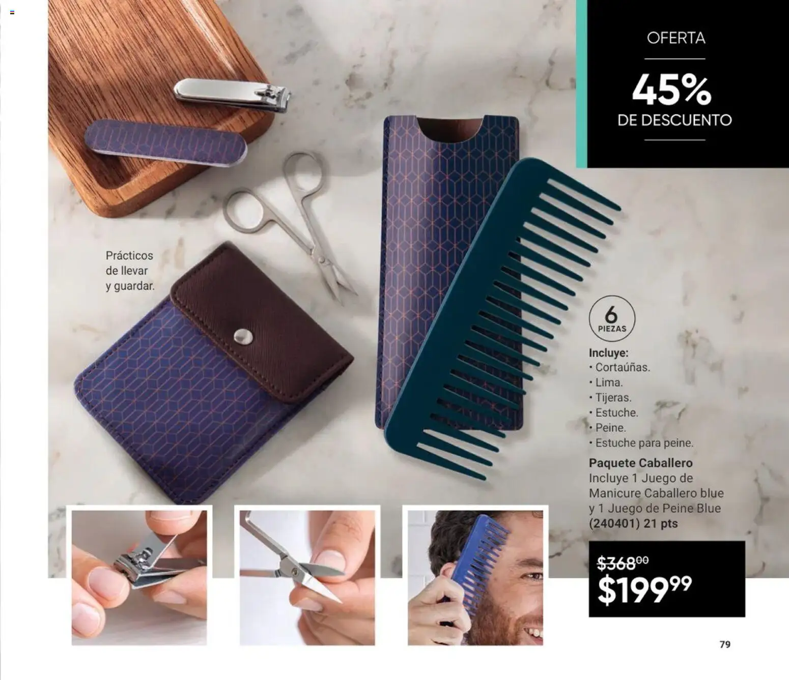 Nuevas ofertas de AVON válidas en toda la República Mexicana desde el 20.12.2025. ¡Encuentra las mejores ofertas en AVON Casa & Estilo 1 2026! | Página: 81 | Productos: Estuche, Juego, Peine