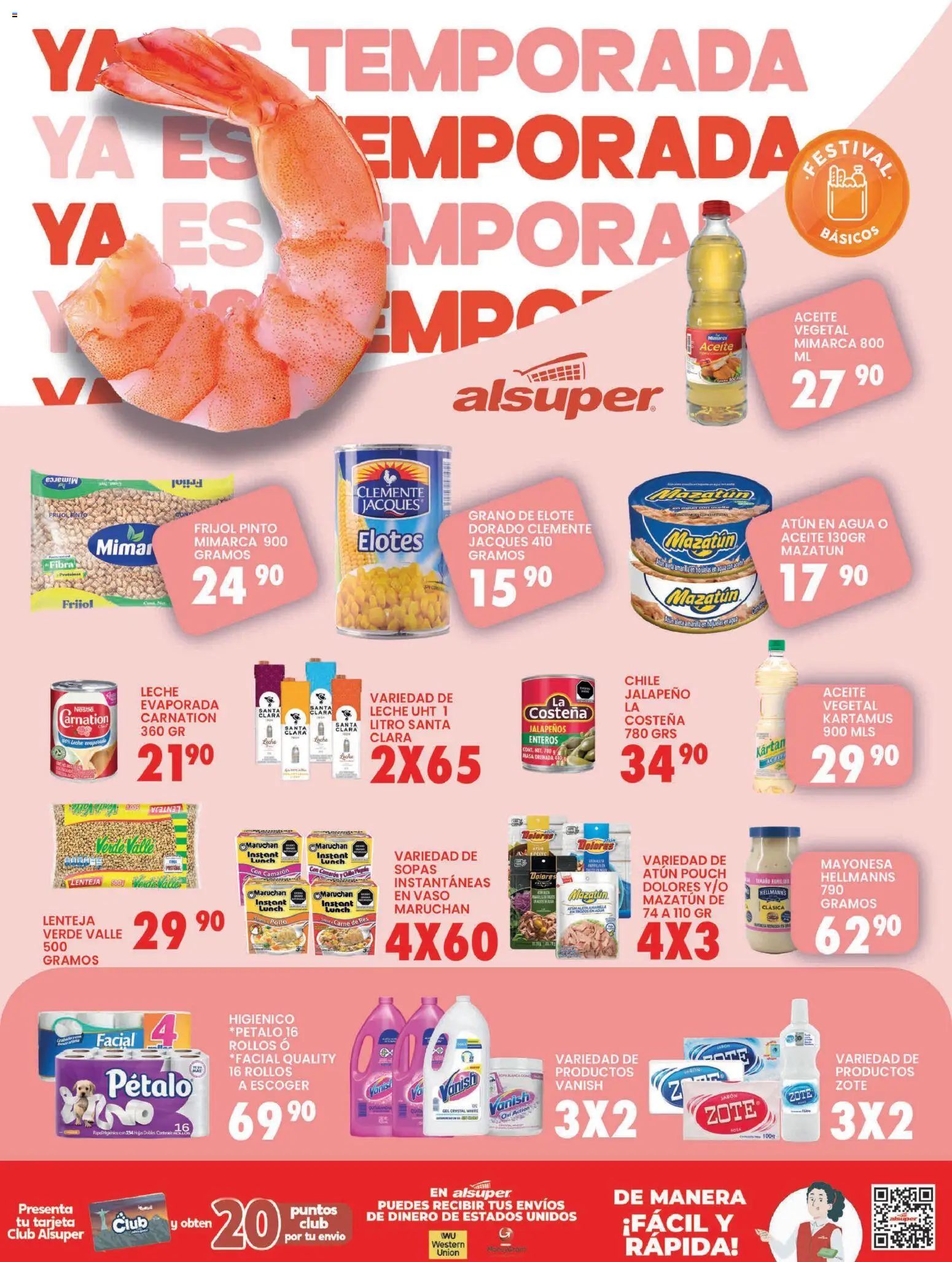 Nuevas ofertas de Alsuper válidas en toda la República Mexicana desde el 03.03.2026. ¡Encuentra las mejores ofertas en Alsuper folleto Laguna! | Página: 8 | Productos: Atún, Leche, Botella, Jabón