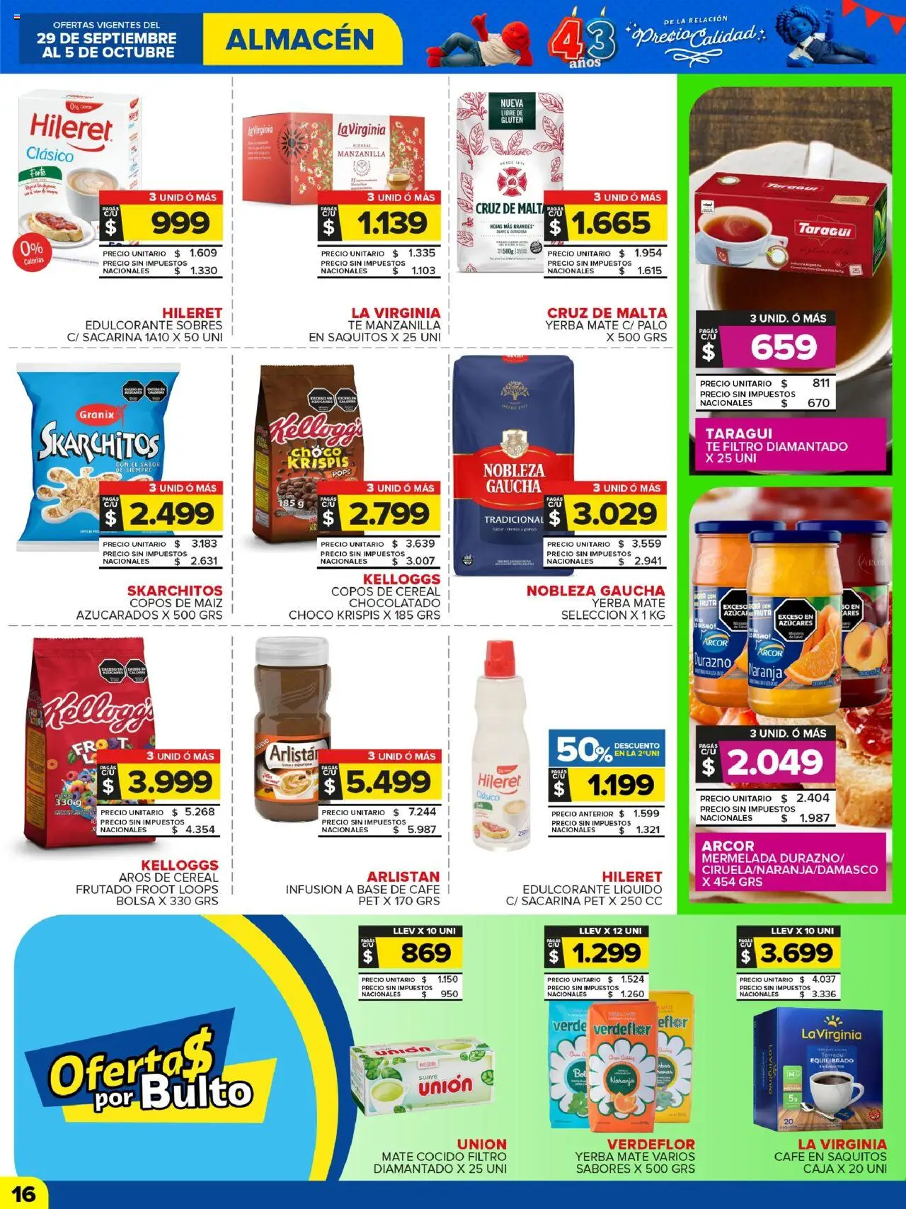 Carrefour Maxi catálogo │ válido desde el 30.09.2025 | Página: 16 | Productos: Mate, Durazno, Mermelada, Mate cocido