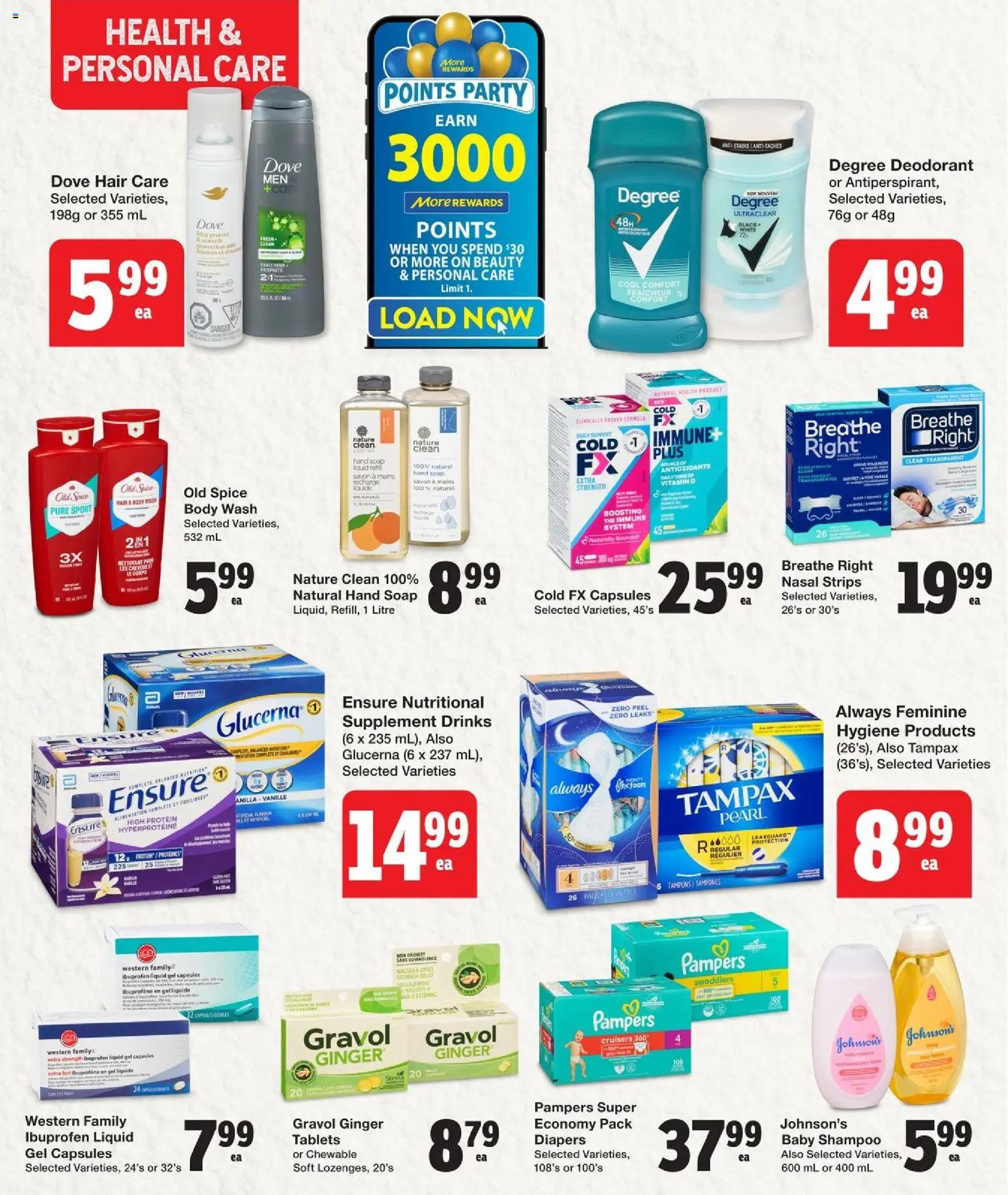 Quality Foods flyer valid from 19.02.2026 | Page: 11 | Products: Shampoo, Soap, Body wash, Deodorant