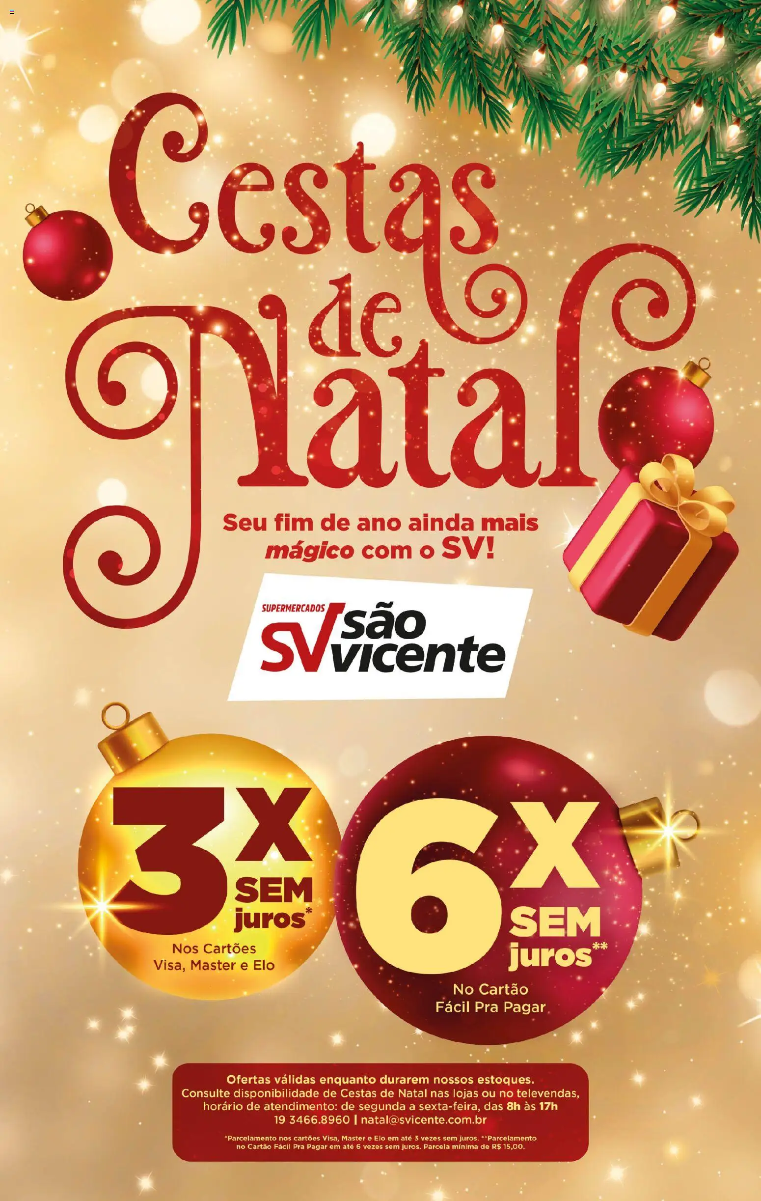 Supermercados São Vicente Folheto - válido de 24.10.2025 | Página: 1