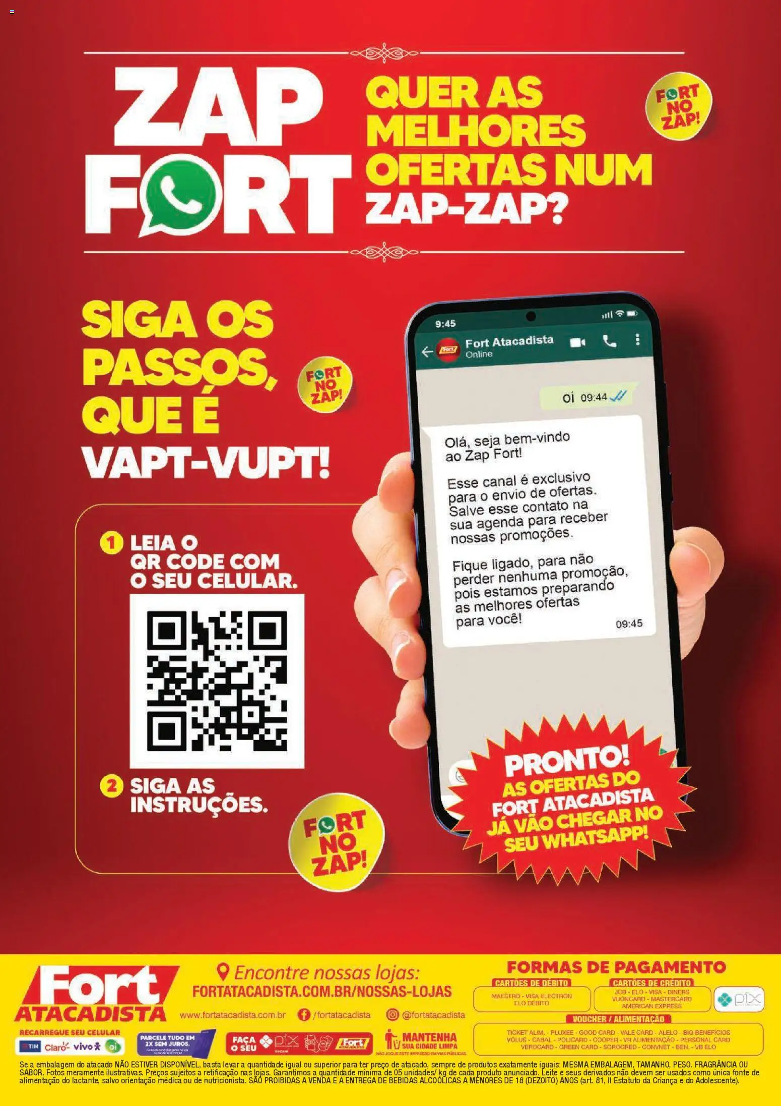 Fort Atacadista Folheto - válido de 01.03.2026 | Página: 2 | Produtos: Celular, Fragrância, Leite, Faca