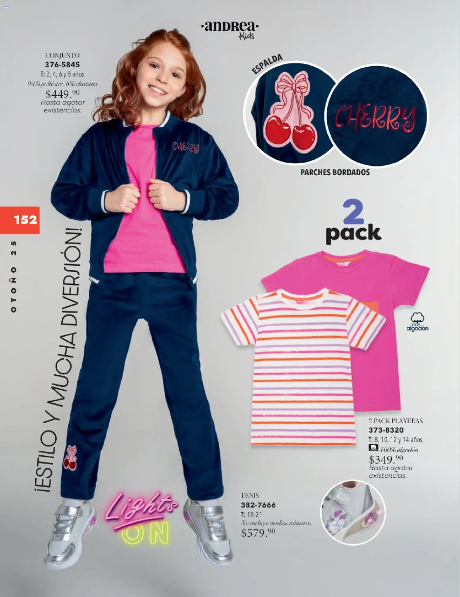 Nuevas ofertas de Andrea válidas en toda la República Mexicana desde el 26.11.2025. ¡Encuentra las mejores ofertas en Andrea catálogo Infantil Kids! | Página: 101 | Productos: Tenis, Algodón, Conjunto