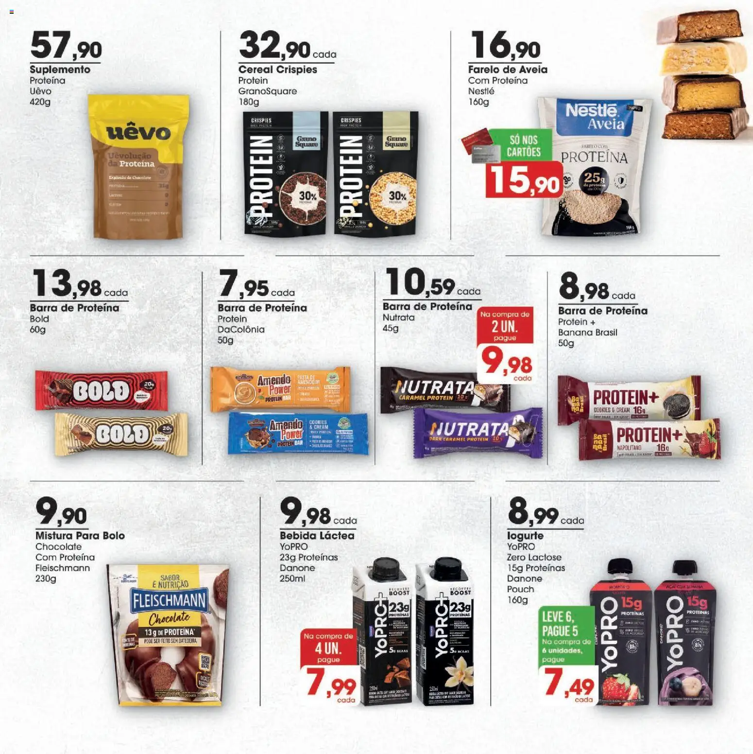 Zaffari Folheto - válido de 06.02.2026 | Página: 5 | Produtos: Pasta, Bolo, Barra de proteína, Açaí