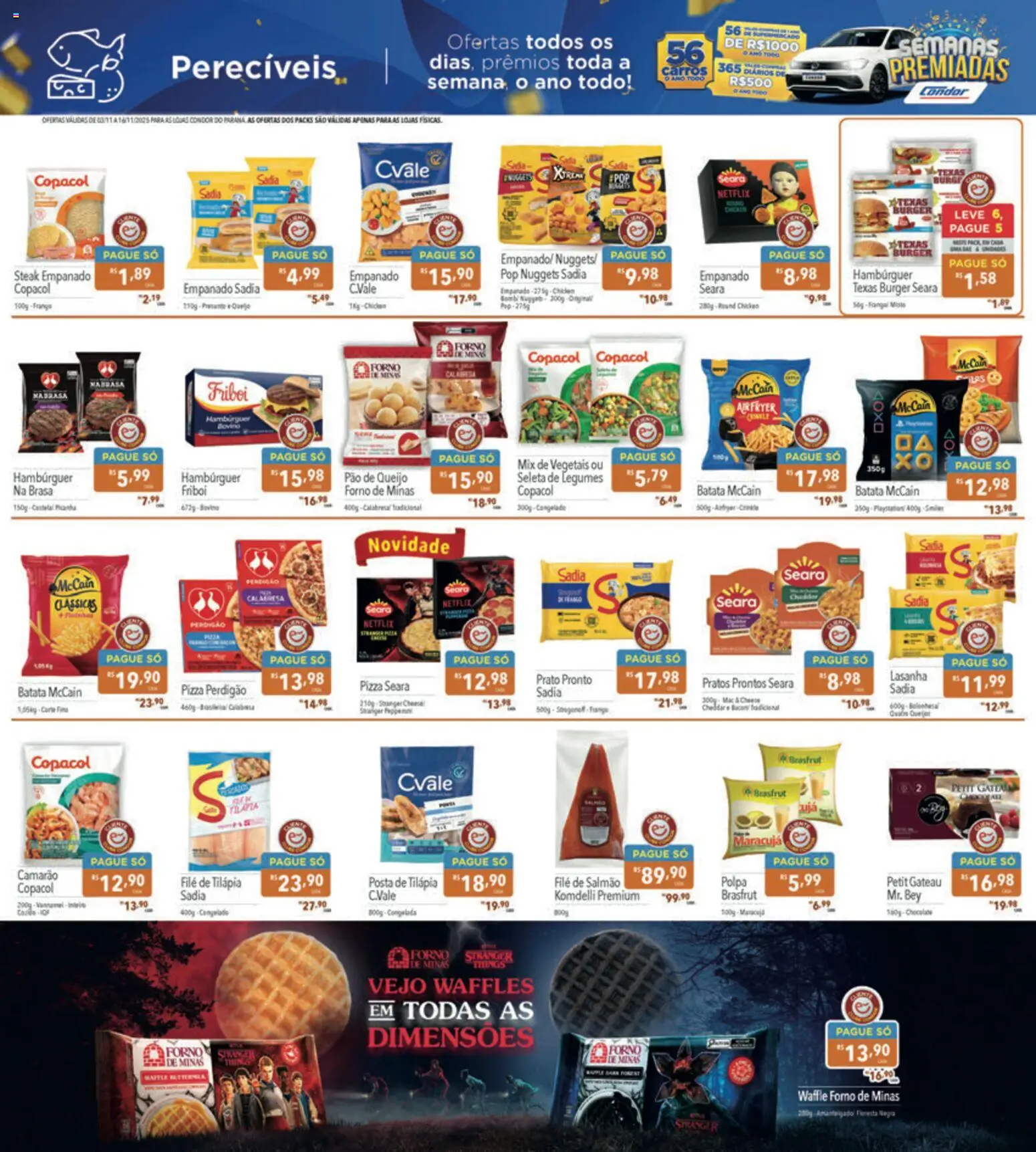 Supermercados Condor Folheto - válido de 03.11.2025 | Página: 15 | Produtos: Maracujá, Pão, Tilápia, Filé de tilápia