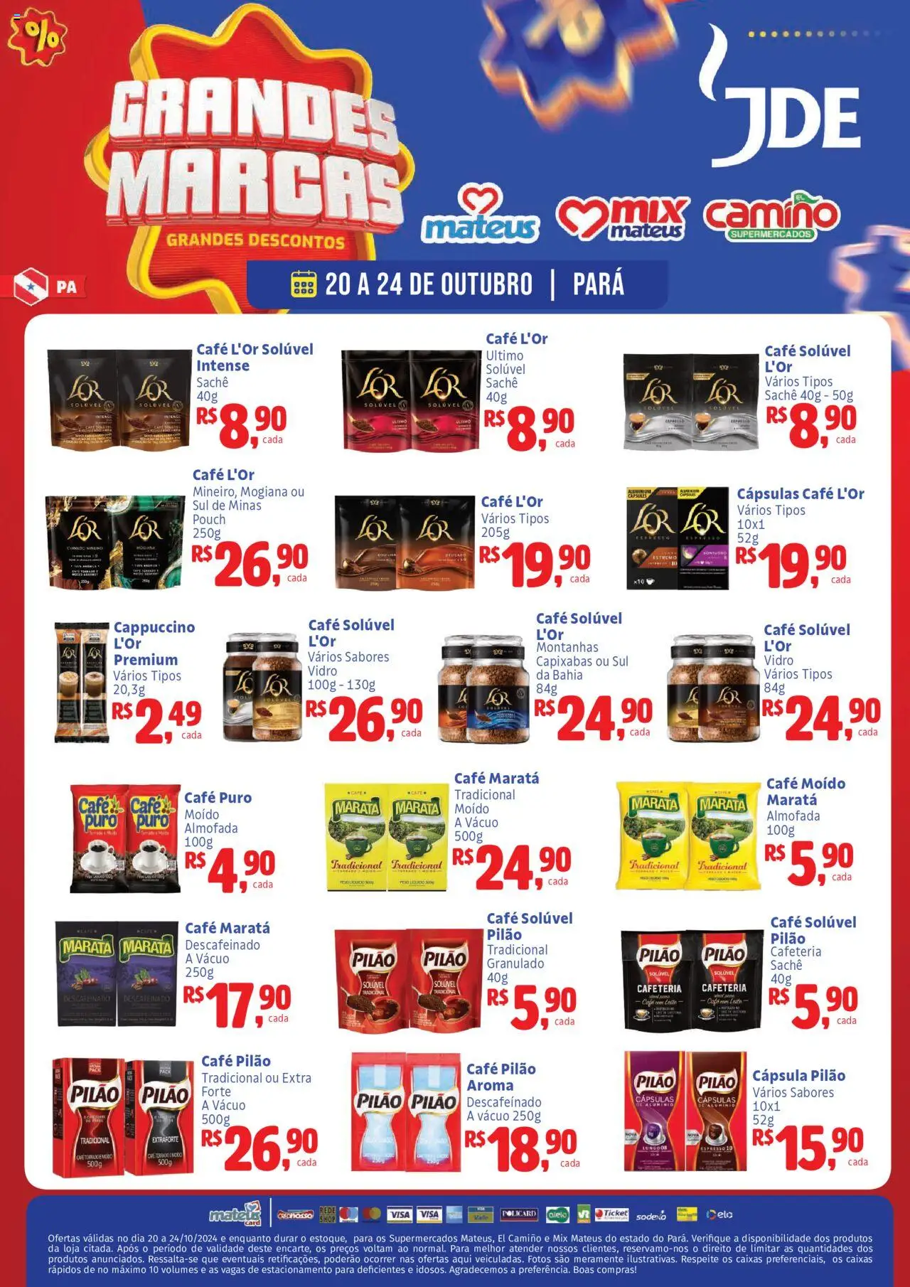Mateus Folheto - válido de 20.10.2025 | Página: 1 | Produtos: Almofada, Café, Granulado, Café solúvel