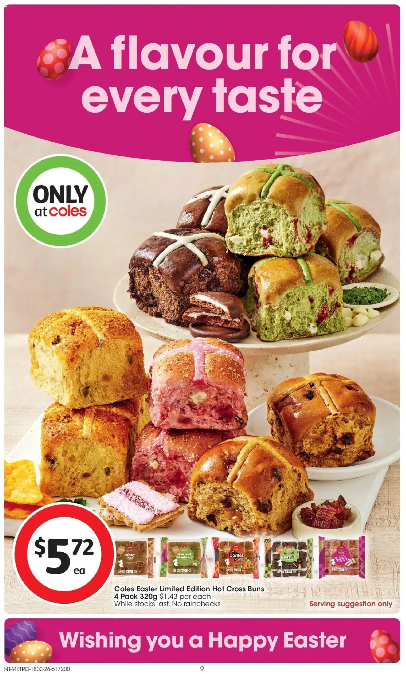 Coles catalogue - valid from 18.02.2026 | Page: 9 | Products: Potatoes, Date, Raspberry