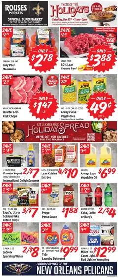 Preview of Rouses weekly ads valid from 03.12.2025