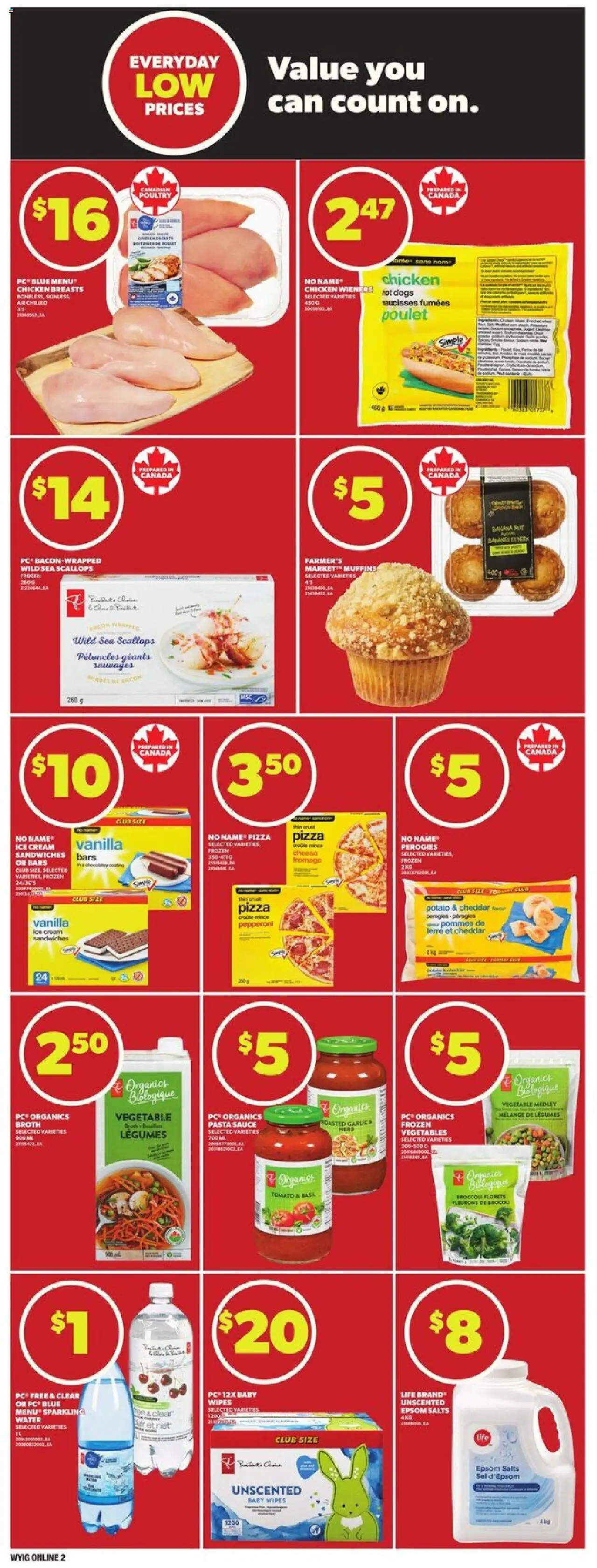 Independent Grocer flyer valid from 21.08.2025 | Page: 11 | Products: Pasta, Cream, PC, Pizza