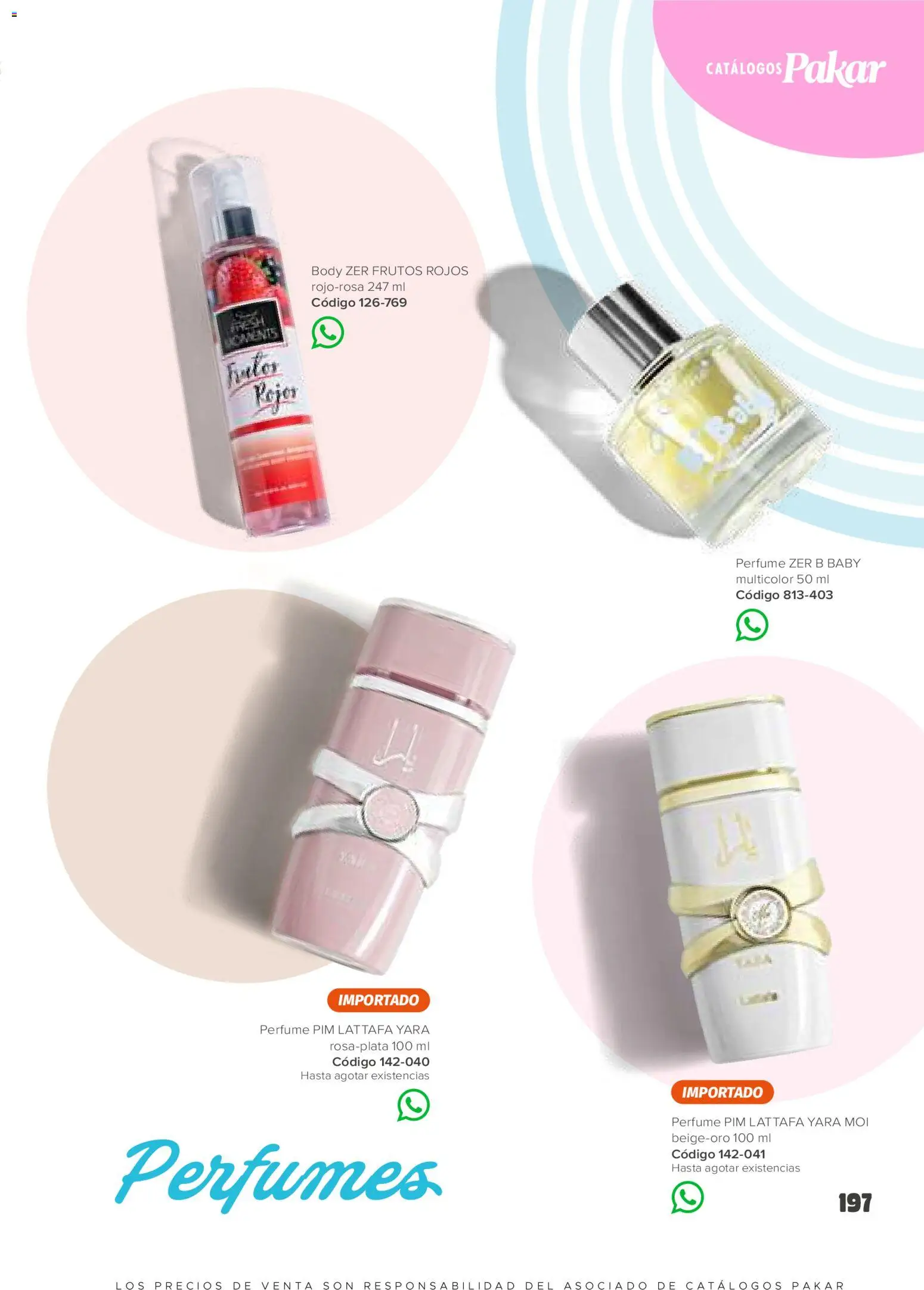 Nuevas ofertas de SC Pakar válidas en toda la República Mexicana desde el 30.01.2026. ¡Encuentra las mejores ofertas en SC Pakar catálogo Ropa! | Página: 197 | Productos: Body, Perfume