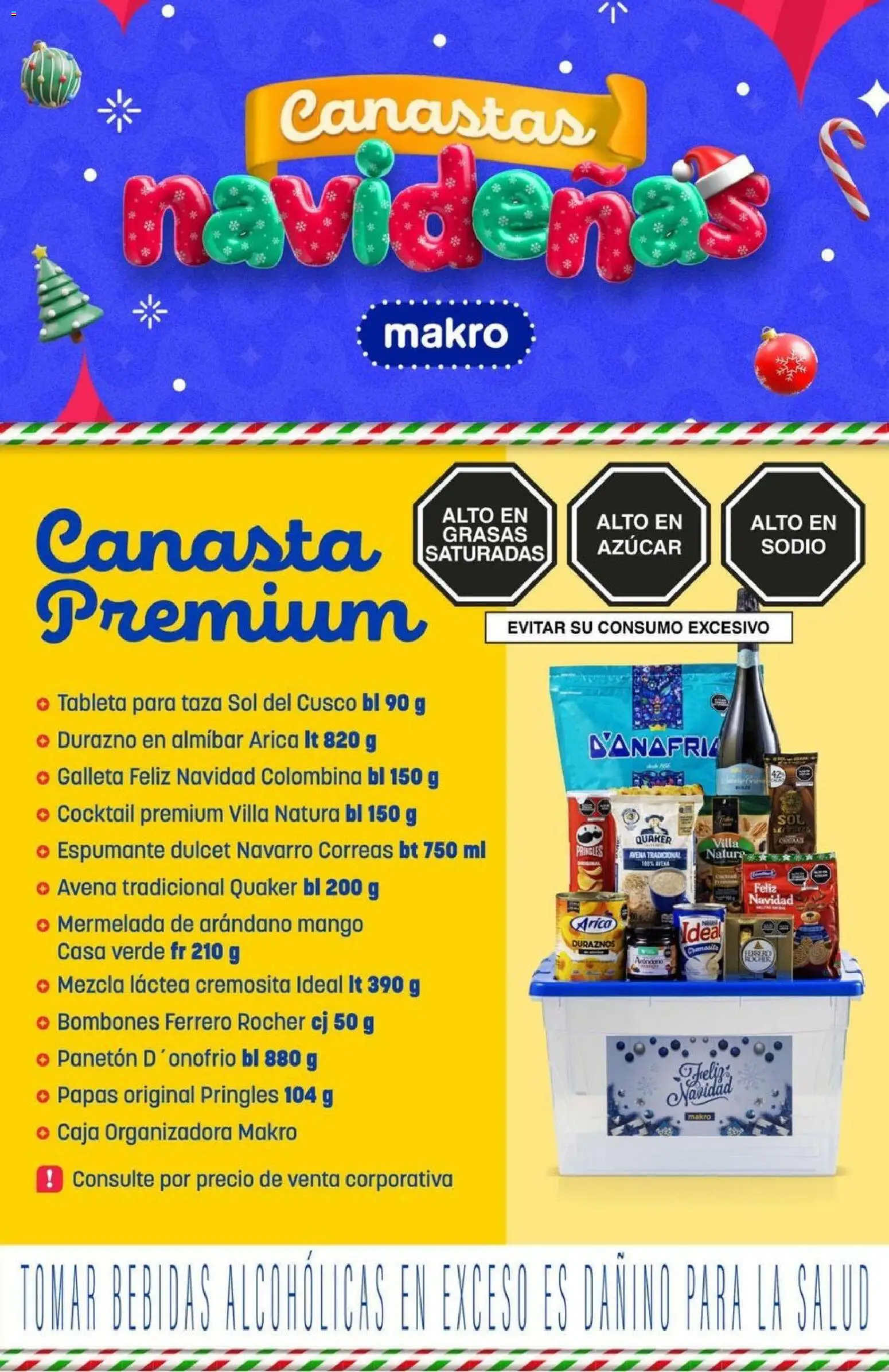 Catálogo Makro válido desde 30.10.2025 | Página: 4 | Productos: Caja, Papas, Mermelada, Tableta