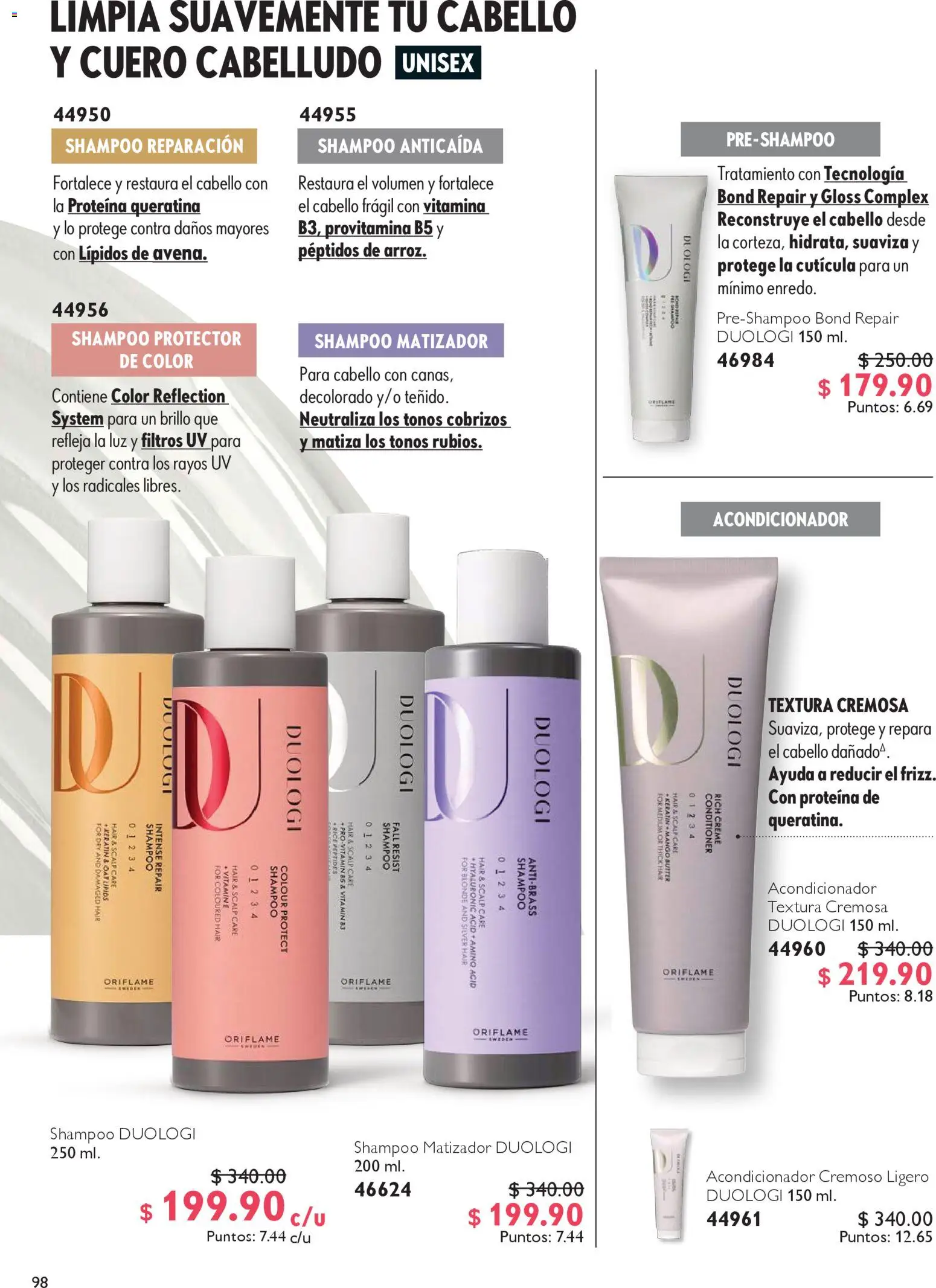 Nuevas ofertas de Oriflame válidas en toda la República Mexicana desde el 27.12.2025. ¡Encuentra las mejores ofertas en Oriflame campaña 1 2026! | Página: 98 | Productos: Mango, Brillo, Acondicionador