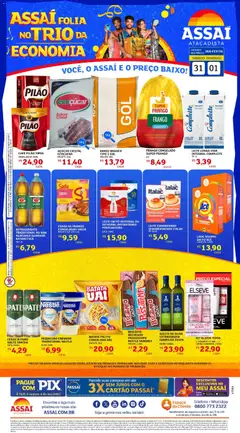 Encarte Assaí Atacadista - GO - Pré-Visualização do folheto da loja Assaí Atacadista, válido de 31.01.2026