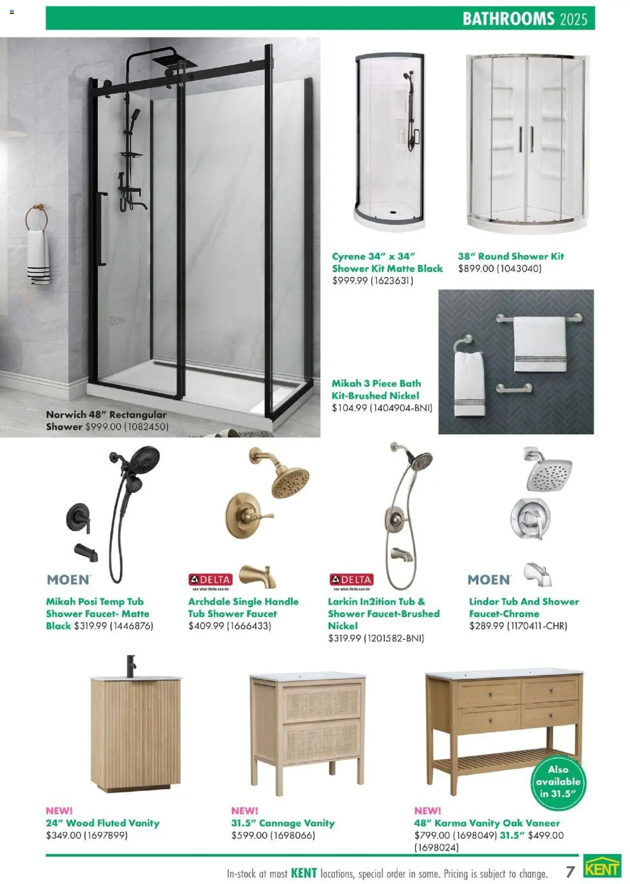Kent flyer valid from 04.09.2025 | Page: 7 | Products: Bath, Shower