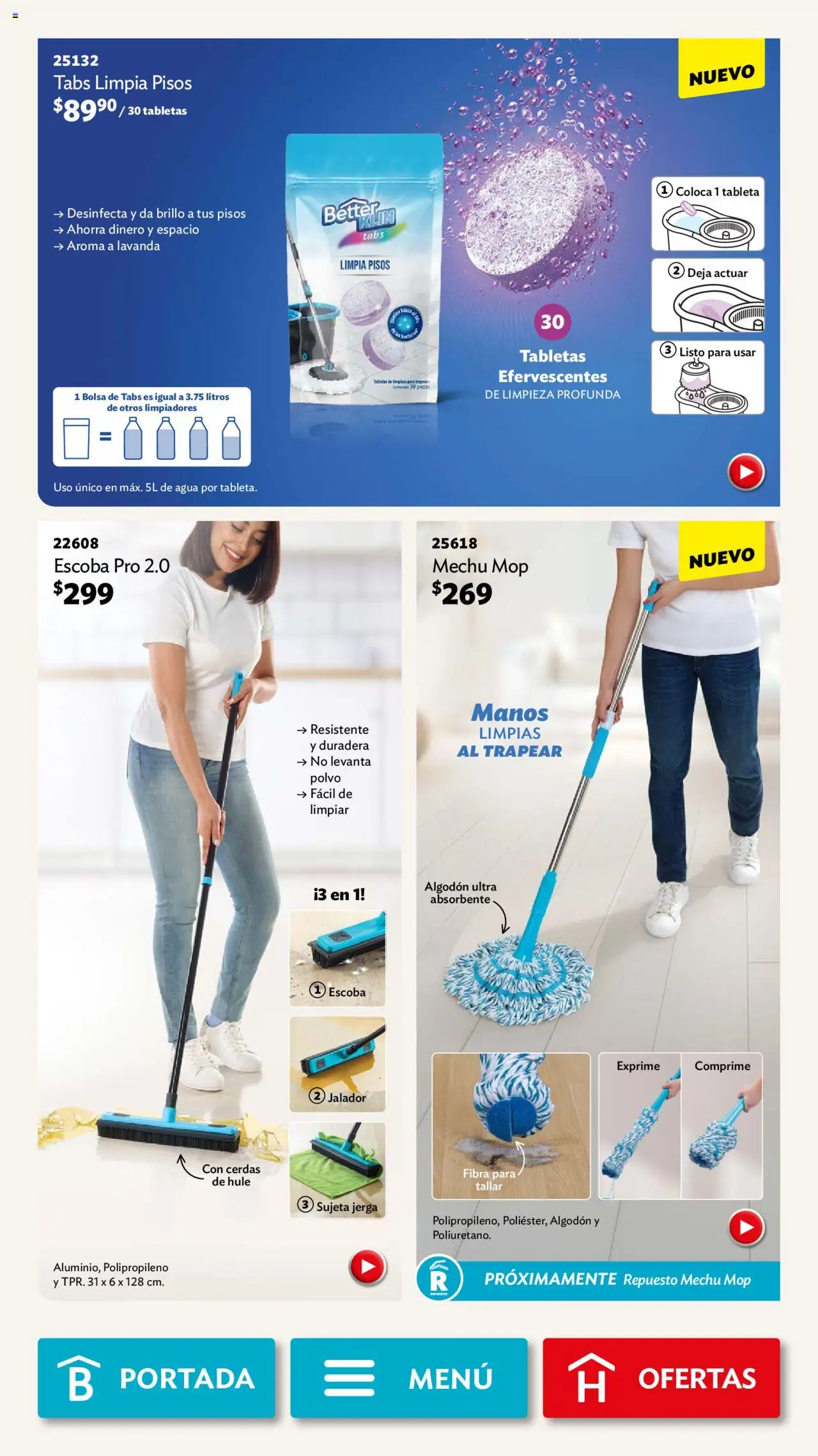 Nuevas ofertas de Betterware válidas en toda la República Mexicana desde el 29.09.2025. ¡Encuentra las mejores ofertas en Betterware - Campaña 10 2025! | Página: 87 | Productos: Bolsa, Brillo, Algodón, Polvo