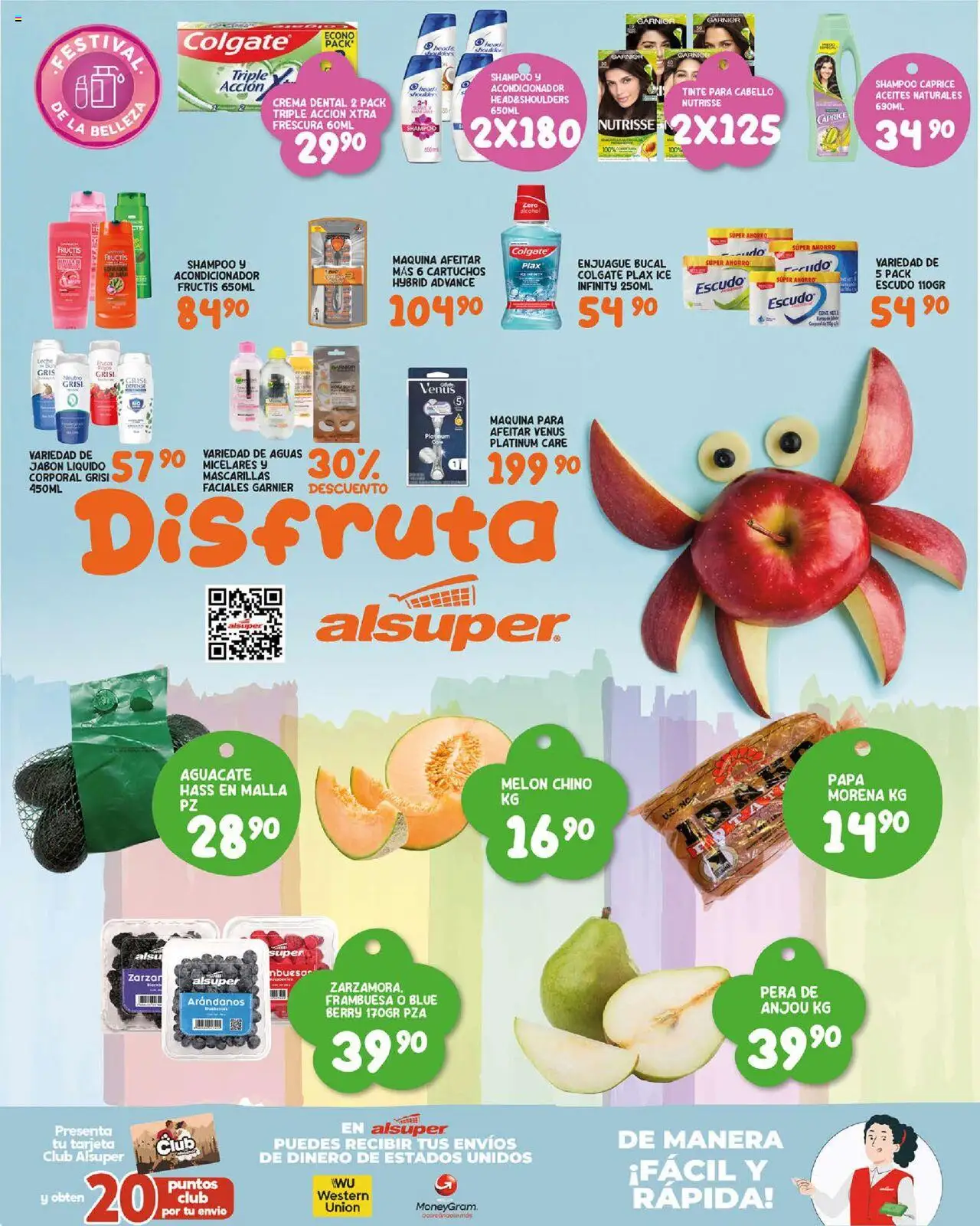 Nuevas ofertas de Alsuper válidas en toda la República Mexicana desde el 15.08.2025. ¡Encuentra las mejores ofertas en Alsuper - Folleto - Chihuahua Estado! | Página: 8 | Productos: Pera, Leche, Arándanos, Acondicionador