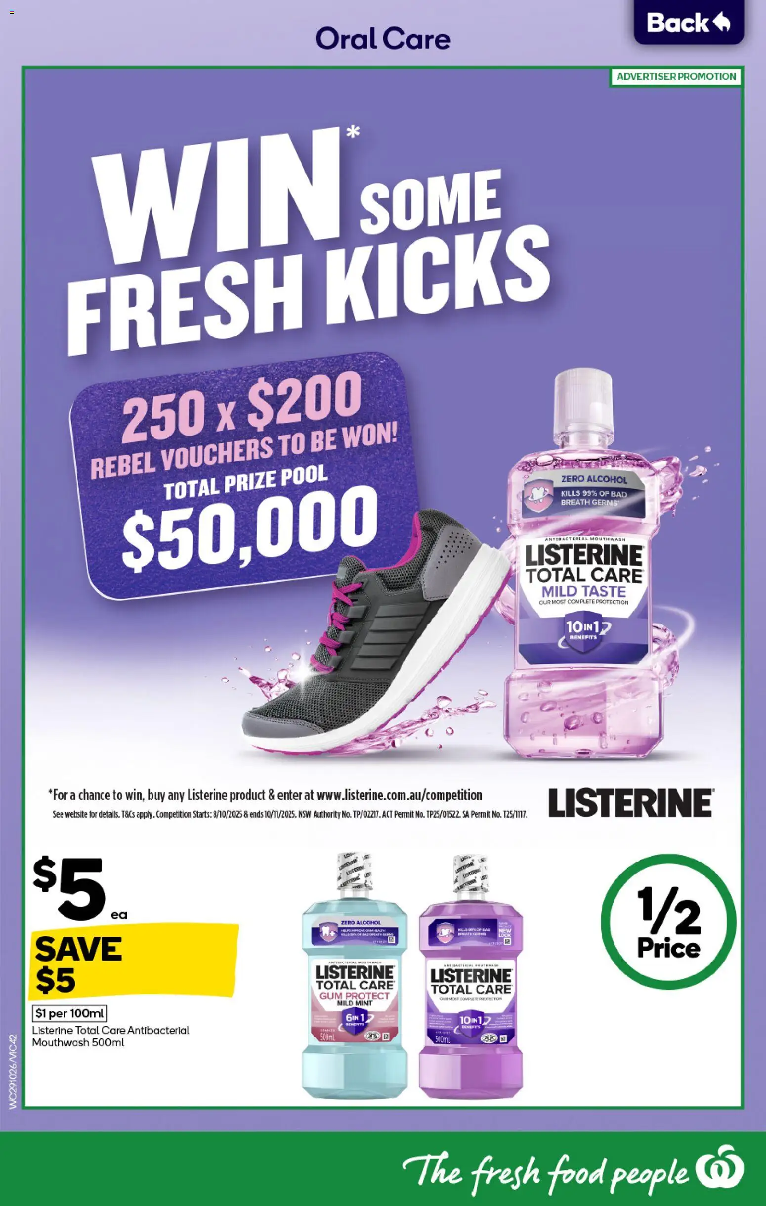 Woolworths catalogue - valid from 29.10.2025 | Page: 42 | Products: Gum, Mouthwash