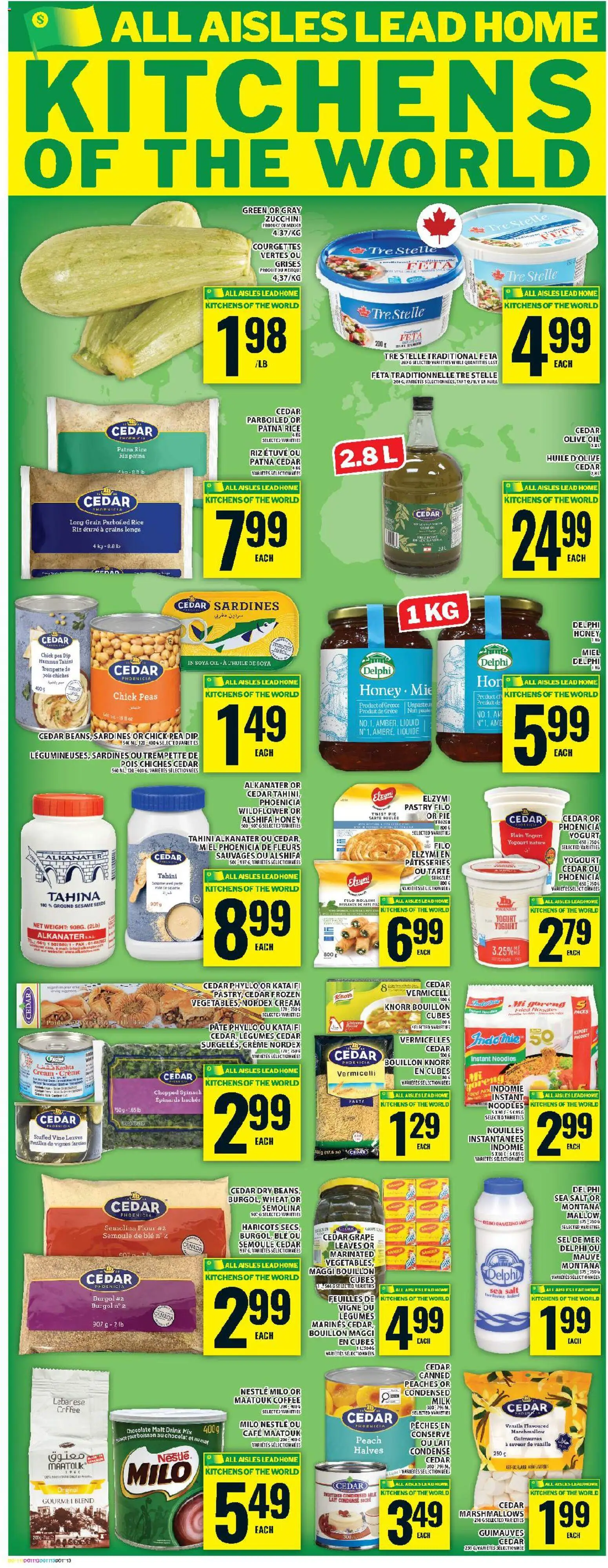 Food Basics flyer valid from 13.11.2025 | Page: 16 | Products: Noodles, Cream, Yogurt, Oil