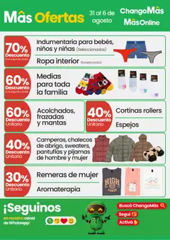 Vista previa Changomas MasOfertas Indumentaria válido desde el 31.07.2025
