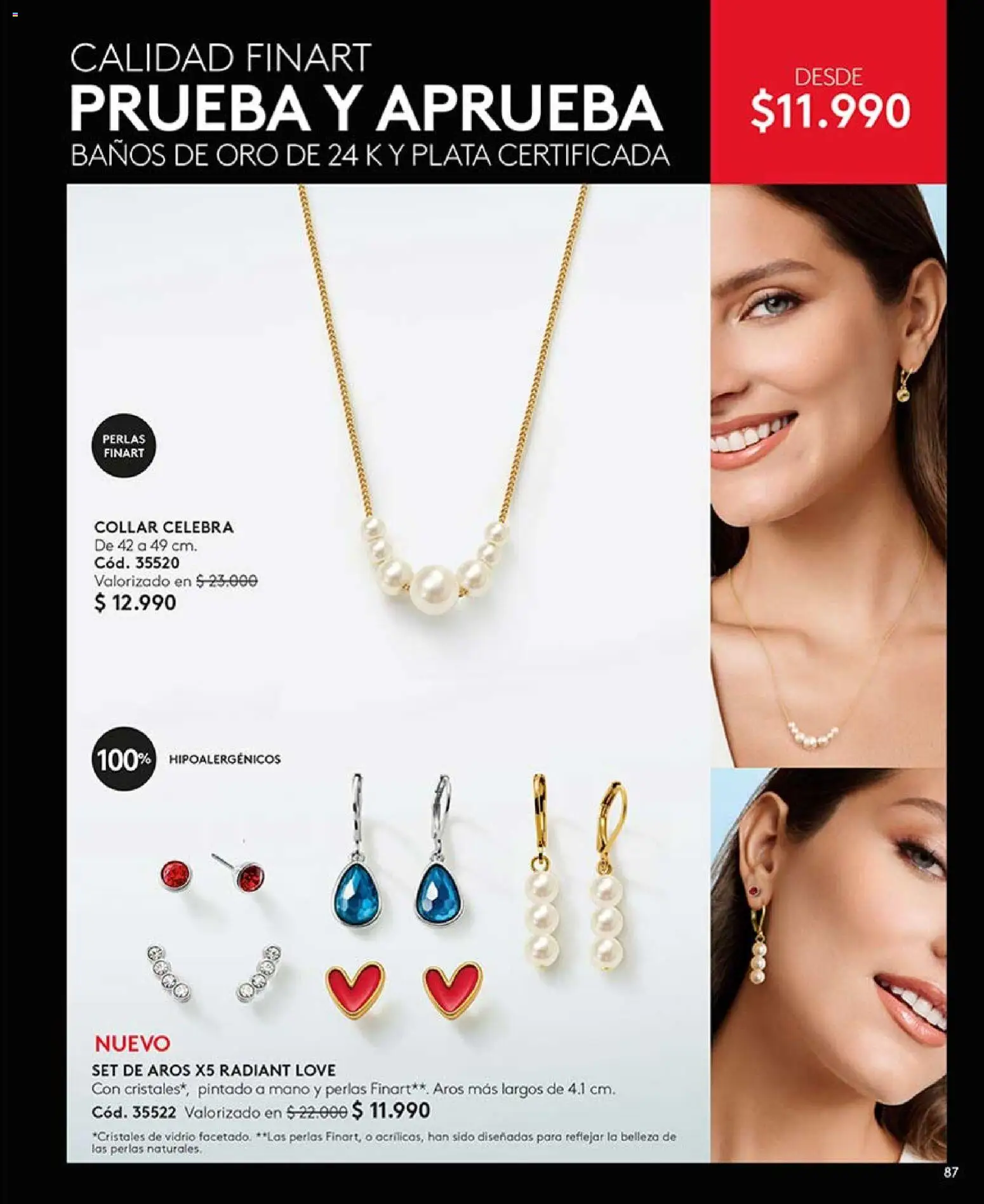 Catálogo Ésika Campaña 5 │ válido desde el 01.03.2026 | Página: 87 | Productos: Collar, Aros